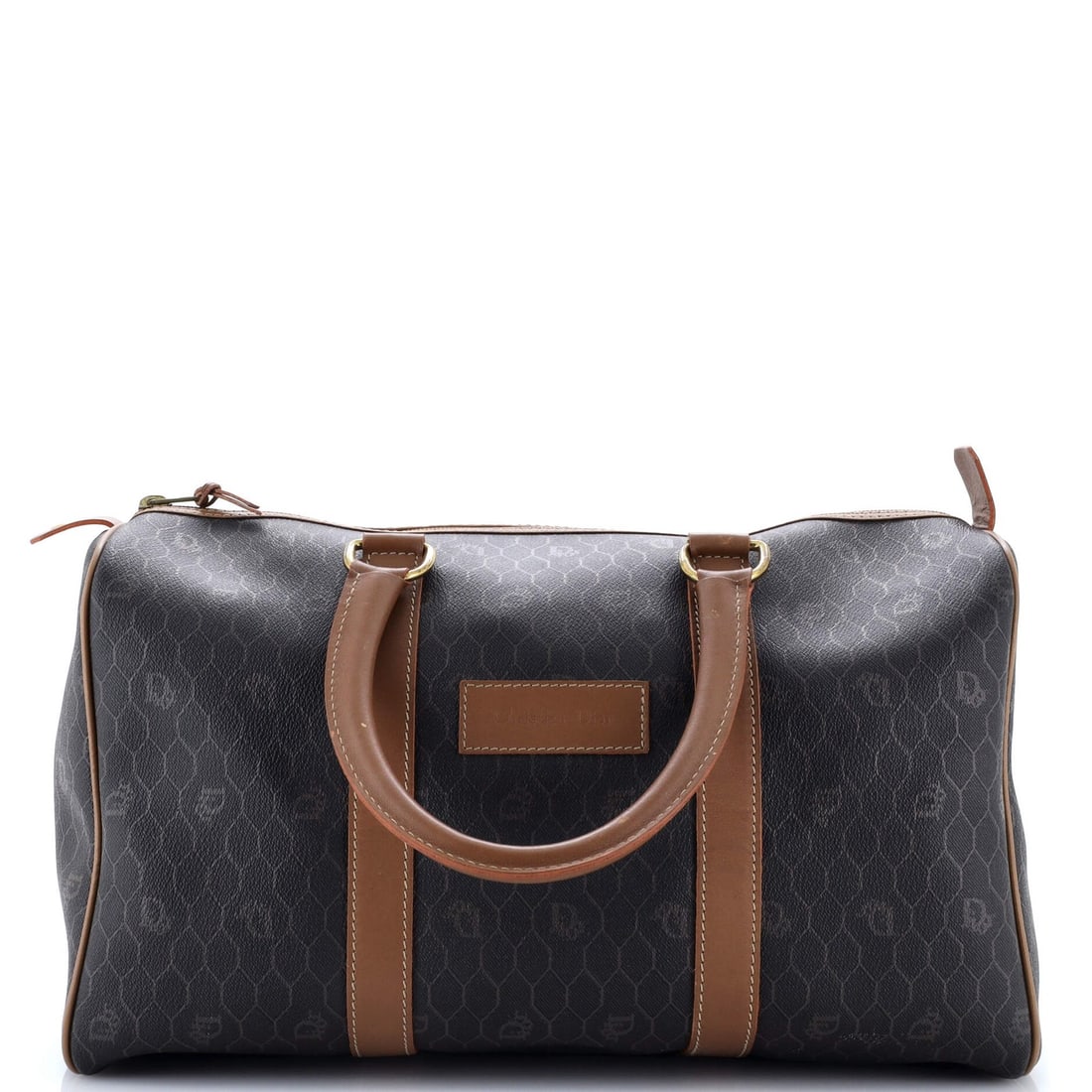 Medium Christian Dior Vintage Duffle Bag Honeycomb Coated Canvas: Medium Christian Dior Vintage Duffle Bag Honeycomb Coated Canvas This listing features Medium Christian Dior Vintage Duffle Bag Honeycomb Coated Canvas. Item specifics are provided below. Item Specifi