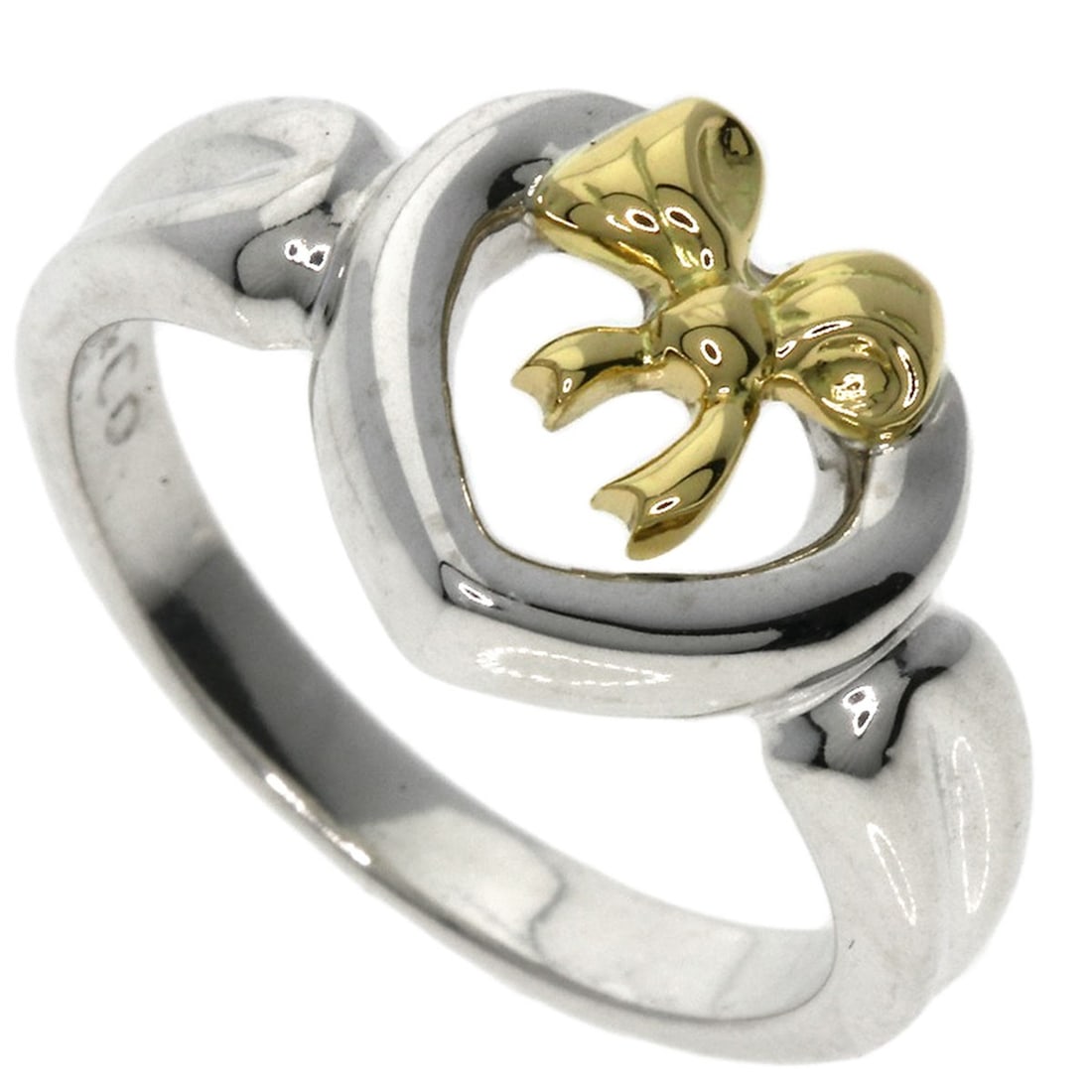 Gold TIFFANY&Co. Heart ribbon Ring Silver 18K Yellow: Gold TIFFANY&Co. Heart ribbon Ring Silver 18K Yellow This listing features Gold TIFFANY&Co. Heart ribbon Ring Silver 18K Yellow. Item specifics are provided below. Item Specifics: Brand: TIFFANY&Co. S