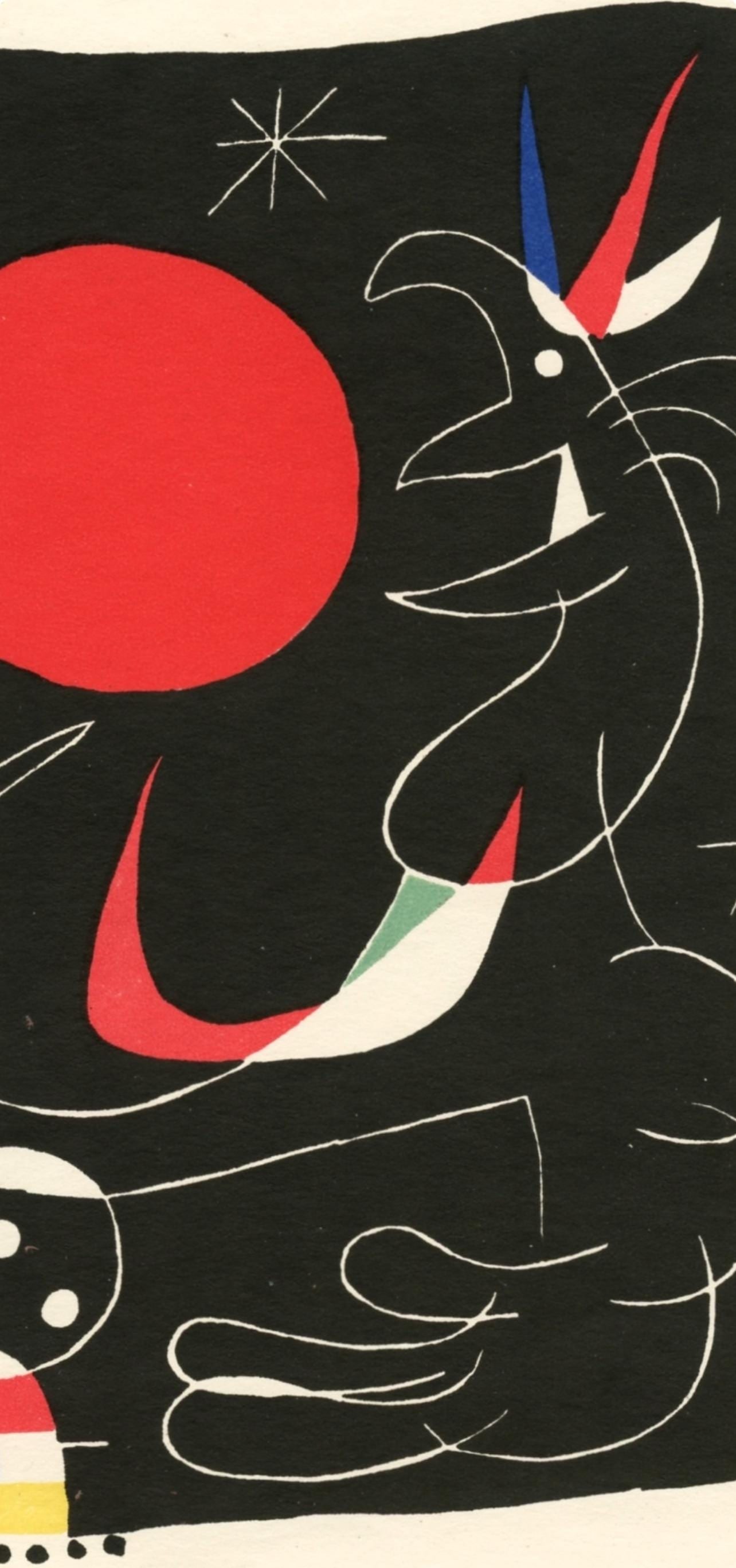 Lithograph - Joan Mir - Composition (Cramer 39) - 3