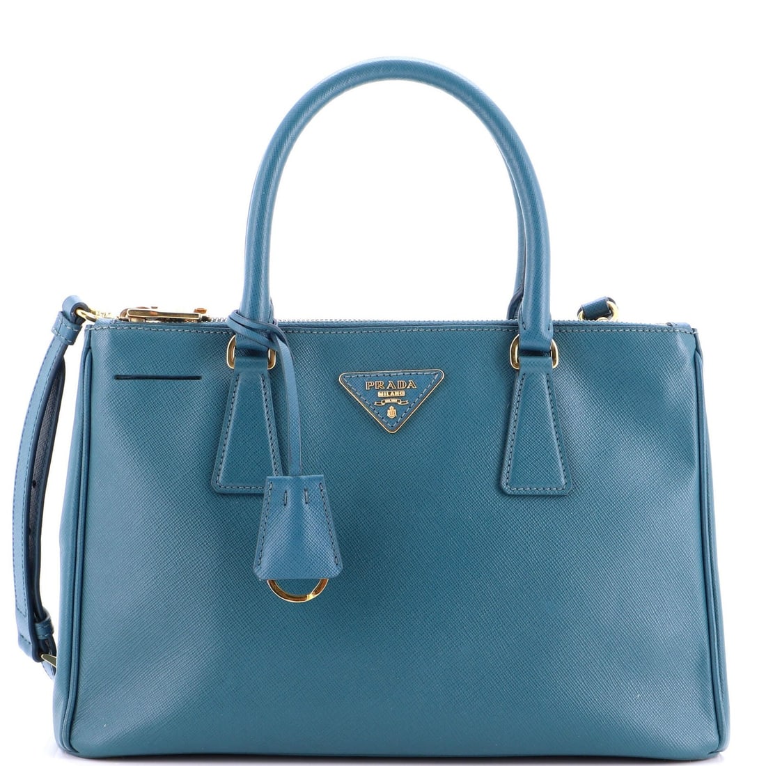 Small Prada Double Zip Lux Tote Saffiano Leather: Small Prada Double Zip Lux Tote Saffiano Leather This listing features Small Prada Double Zip Lux Tote Saffiano Leather. Item specifics are provided below. Item Specifics: Brand: Prada Exterior Materi