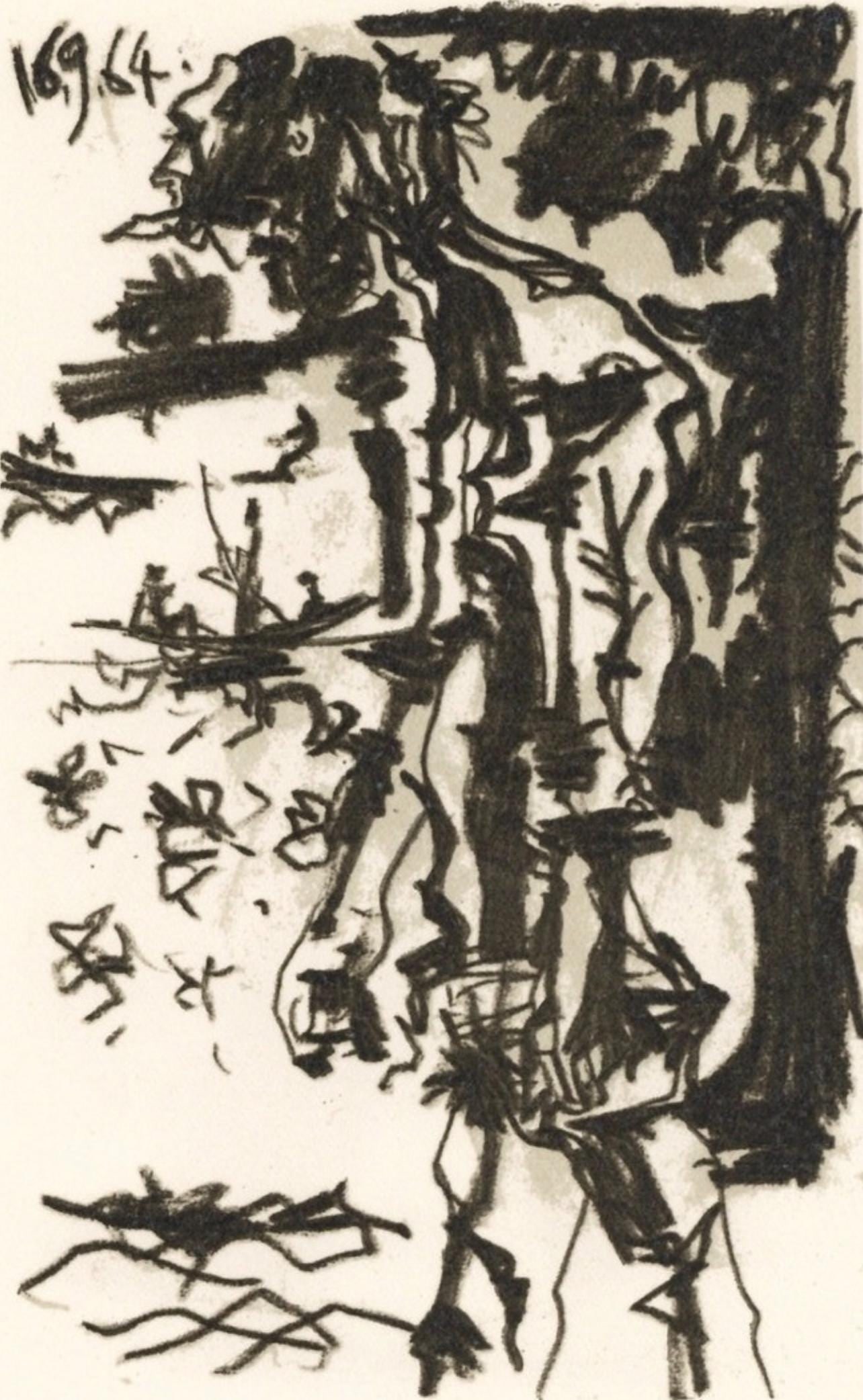 Mixed Media Lithograph - Pablo Picasso - 16.9.64. (Cramer 148) - Le Got du Bonheur: Mixed Media Lithograph - Pablo Picasso - 16.9.64. (Cramer 148) - Le Got du Bonheur This listing features Mixed Media Lithograph - Pablo Picasso - 16.9.64. (Cramer 148) - Le Got du Bonheur. Item specif