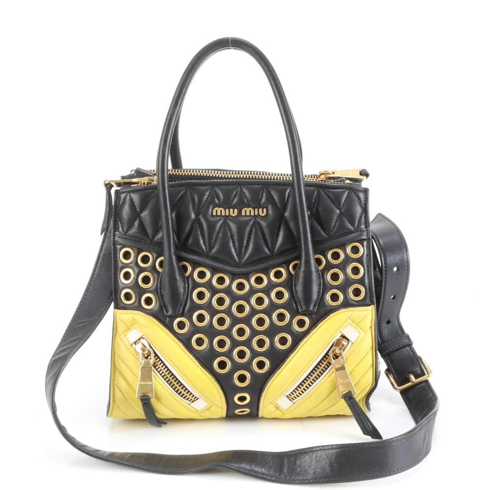 Leather Miu Shoulder Bag - 2