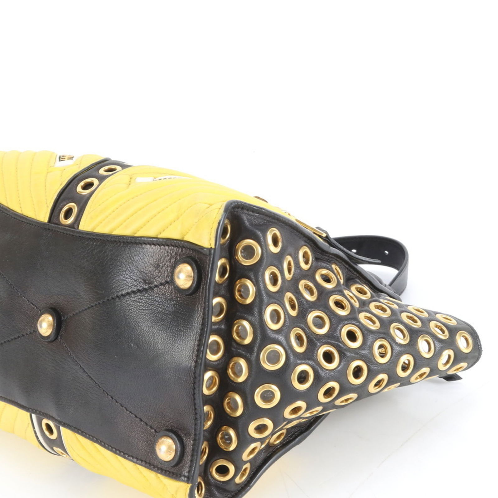 Leather Miu Shoulder Bag - 7