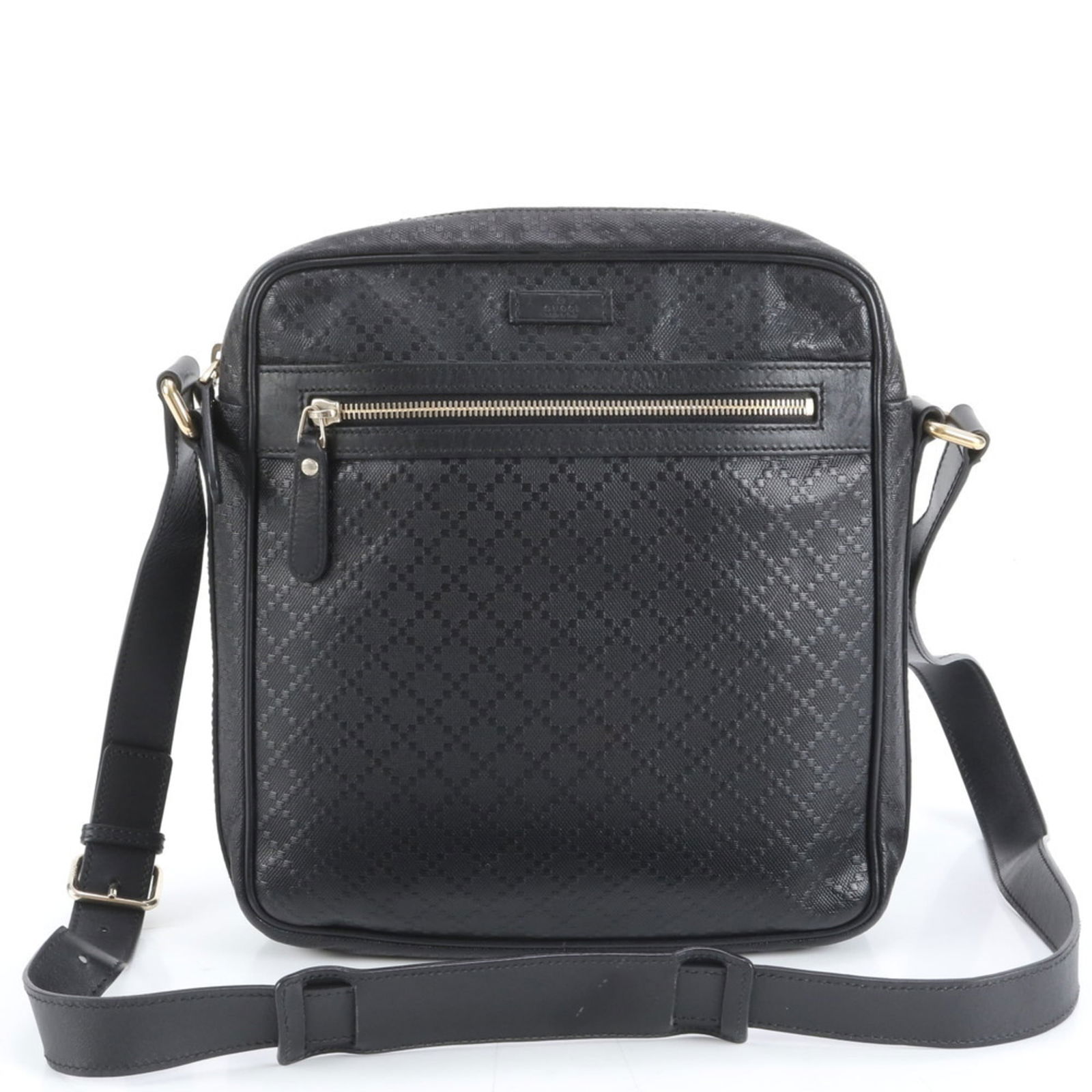 Leather Gucci Shoulder Bag: Leather Gucci Shoulder Bag This listing features Leather Gucci Shoulder Bag. Item specifics are provided below. Item Specifics: Brand: Gucci Type: Shoulder Bag Material: Leather Color: Black Gender: M