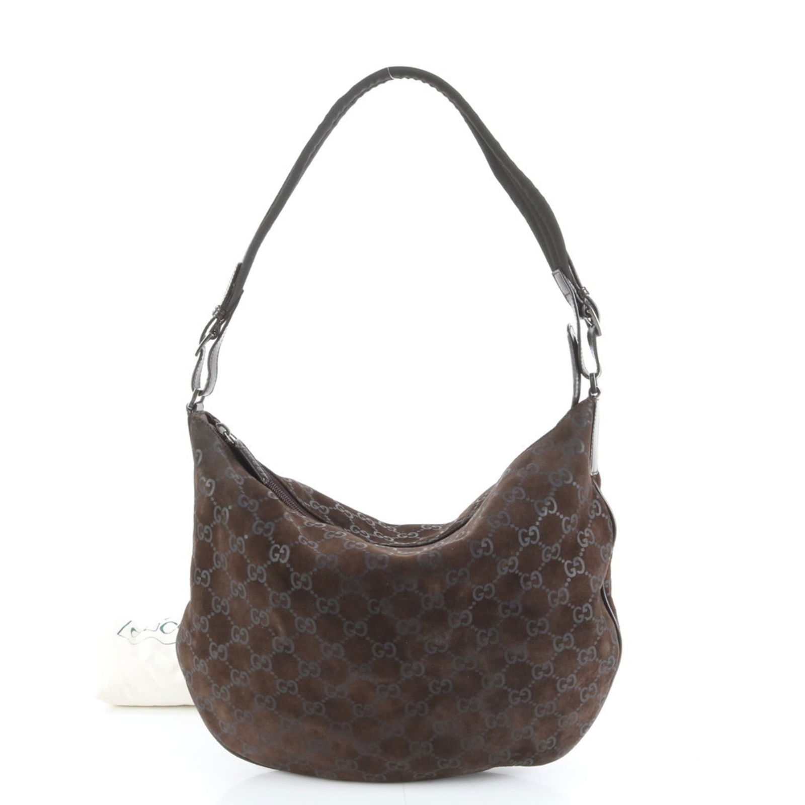 Leather Gucci Shoulder Bag: Leather Gucci Shoulder Bag This listing features Leather Gucci Shoulder Bag. Item specifics are provided below. Item Specifics: Brand: Gucci Type: Shoulder Bag Material: Leather Color: Brown Gender: W