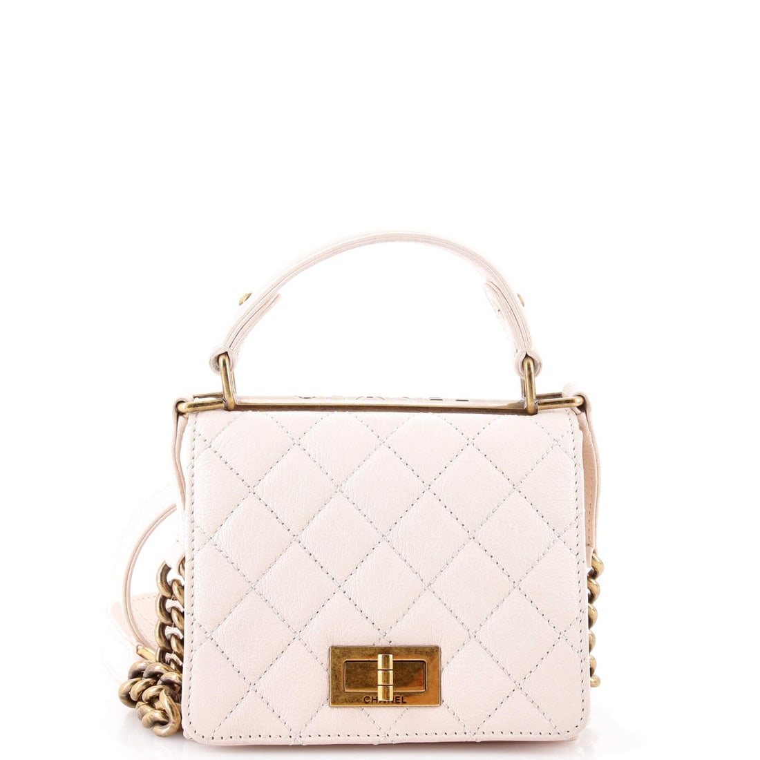 Small Chanel Rita Top Handle Flap Bag Quilted Goatskin: Small Chanel Rita Top Handle Flap Bag Quilted Goatskin This listing features Small Chanel Rita Top Handle Flap Bag Quilted Goatskin. Item specifics are provided below. Item Specifics: Brand: Chanel Ex