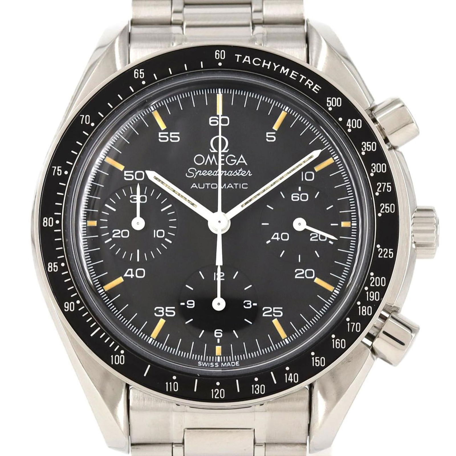 Wristwatch Omega: Wristwatch Omega This listing features Wristwatch Omega. Item specifics are provided below. Item Specifics: Brand: Omega Type: Wristwatch Gender: Men Material (Case): Stainless Steel Material (Band):