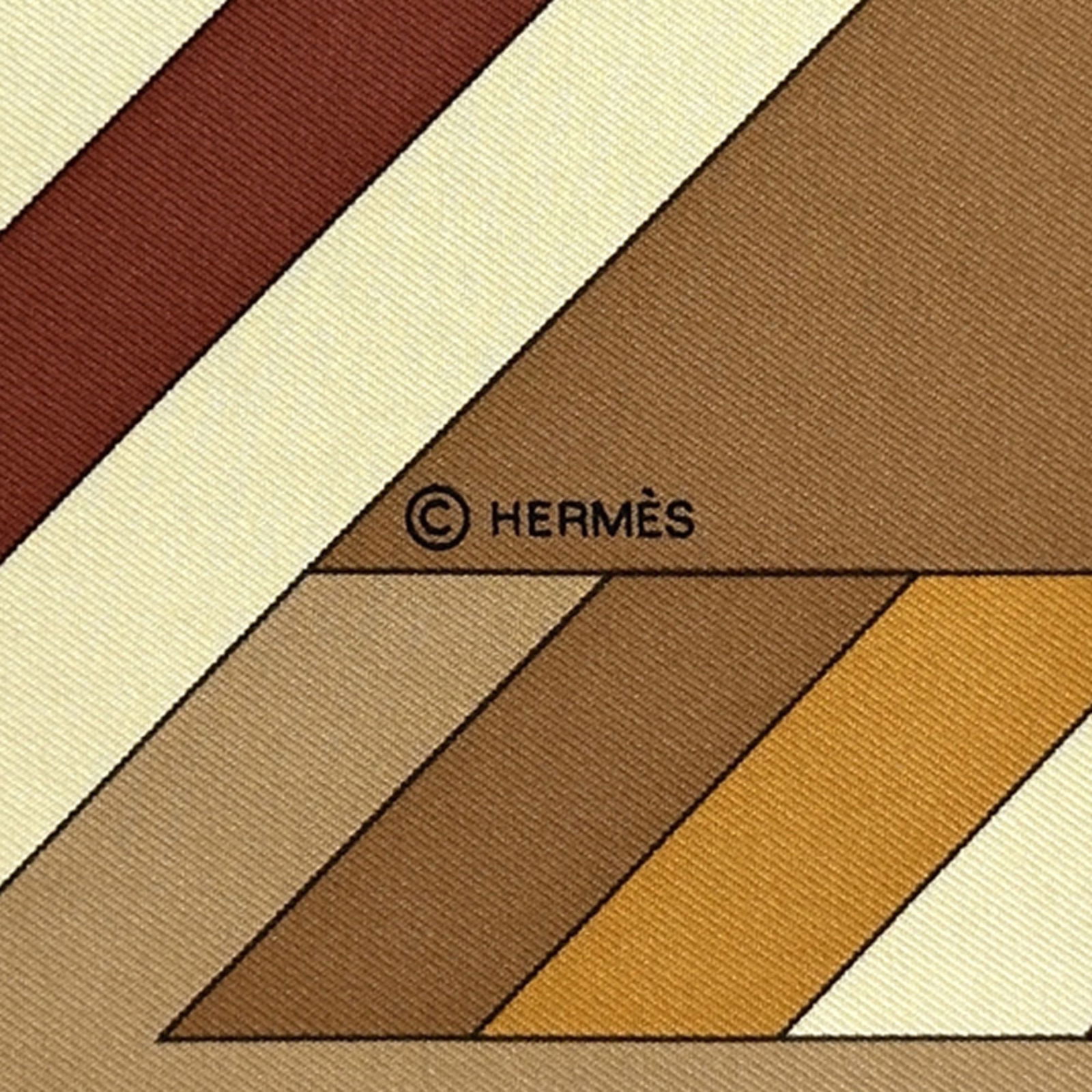 Silk Hermes Scarf - 4