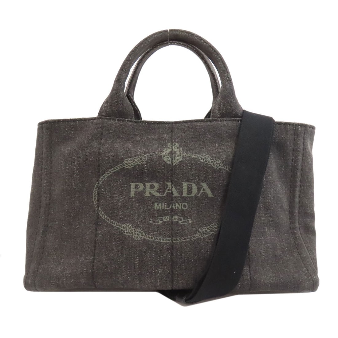 Denim PRADA 1BG642 Canapa 2WAY Handbag: Denim PRADA 1BG642 Canapa 2WAY Handbag This listing features Denim PRADA 1BG642 Canapa 2WAY Handbag. Item specifics are provided below. Item Specifics: Brand: PRADA Style: Handbag Exterior Material: D