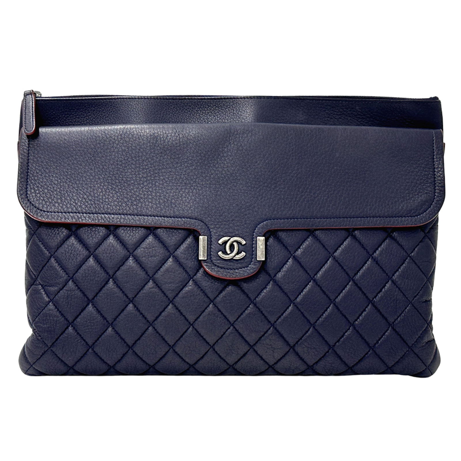 Leather Chanel Clutch Bag: Leather Chanel Clutch Bag This listing features Leather Chanel Clutch Bag. Item specifics are provided below. Item Specifics: Brand: Chanel Type: Clutch Bag Material: Leather Leather/Fur Type: Calfski