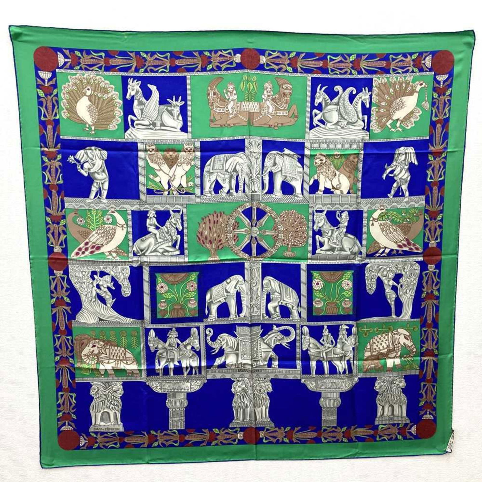 Silk Hermes Scarf - 2