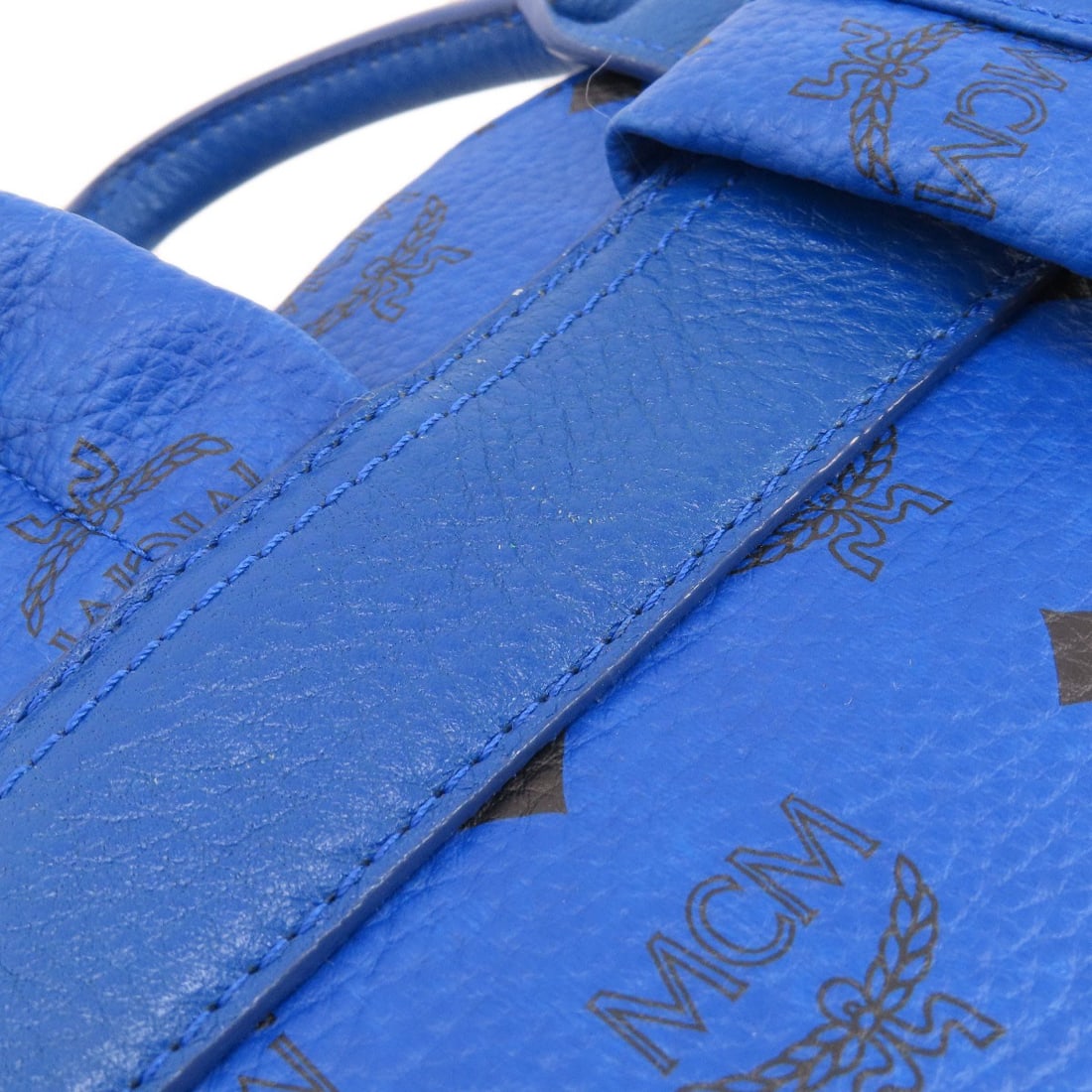 PVC MCM logo Backpack Daypack - 19