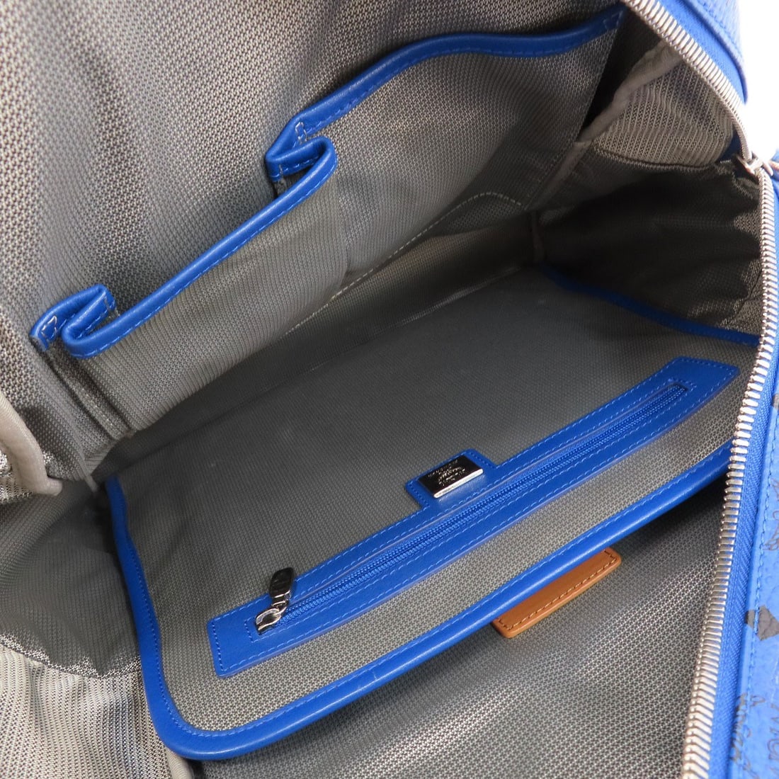 PVC MCM logo Backpack Daypack - 5