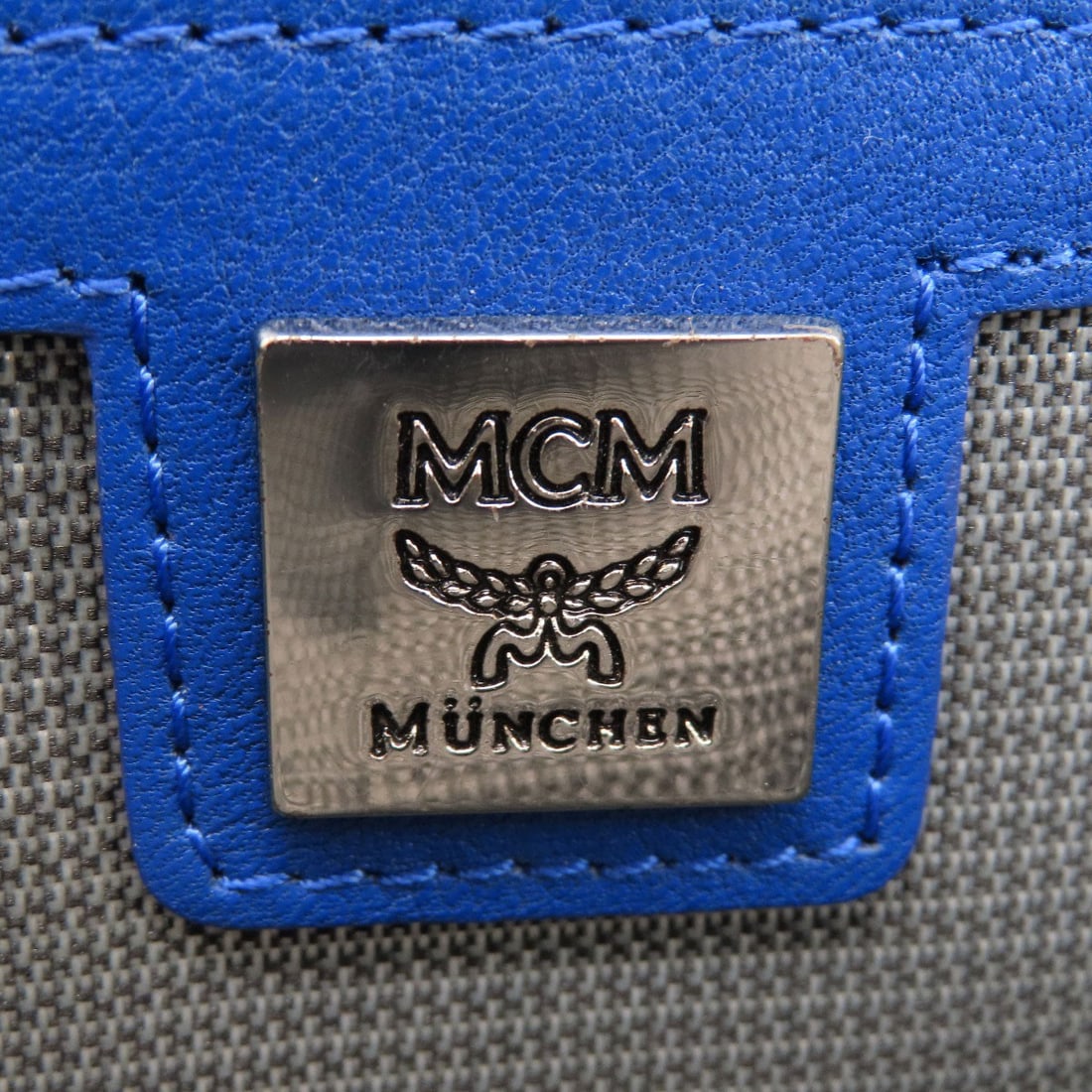 PVC MCM logo Backpack Daypack - 6
