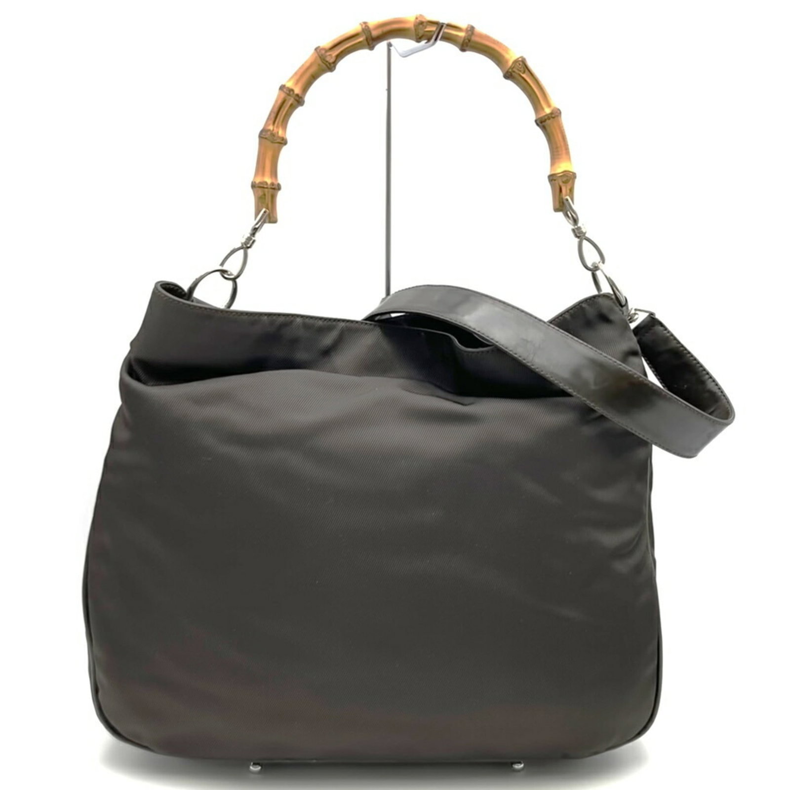 Leather - Gucci Shoulder Bag Nylon: Leather - Gucci Shoulder Bag Nylon This listing features Leather - Gucci Shoulder Bag Nylon. Item specifics are provided below. Item Specifics: Brand: Gucci Type: Shoulder Bag Material: Nylon ,