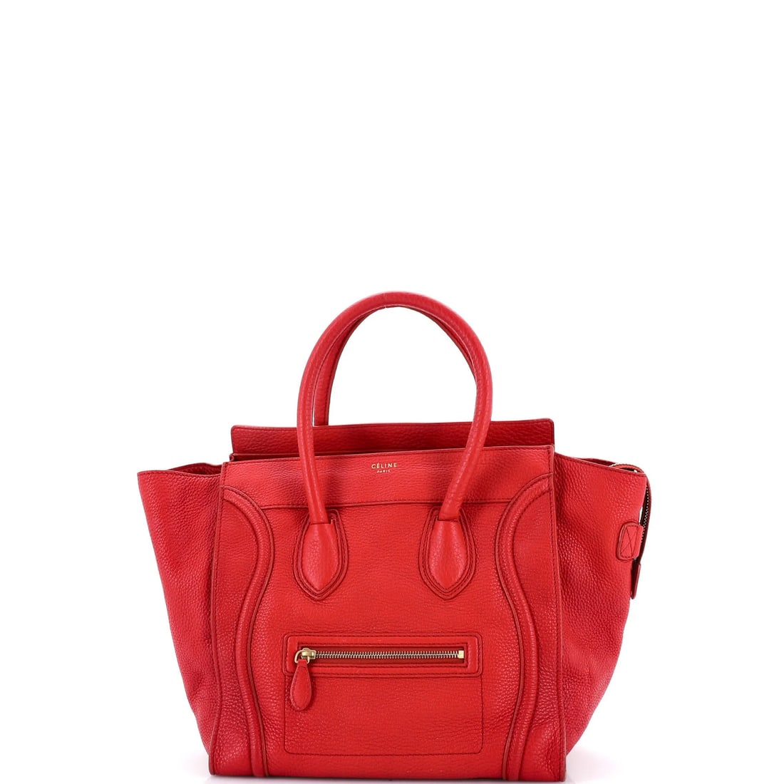 Mini Celine Luggage Bag Grainy Leather: Mini Celine Luggage Bag Grainy Leather This listing features Mini Celine Luggage Bag Grainy Leather. Item specifics are provided below. Item Specifics: Brand: Celine Exterior Material: Leather Style: