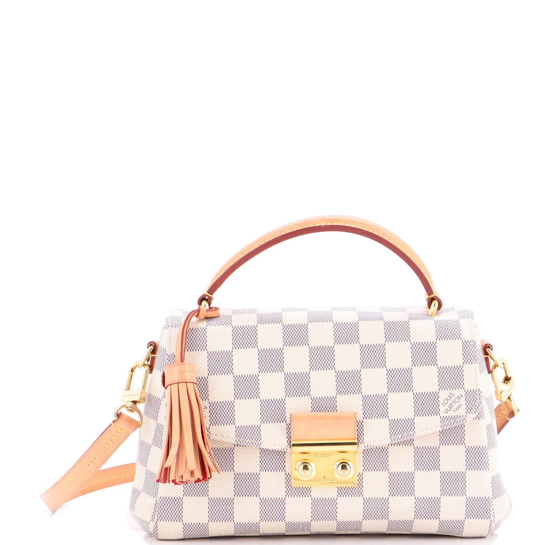 Damier Louis Vuitton Croisette Handbag: Damier Louis Vuitton Croisette Handbag This listing features Damier Louis Vuitton Croisette Handbag. Item specifics are provided below. Item Specifics: Brand: Louis Vuitton Exterior Material: Canvas C