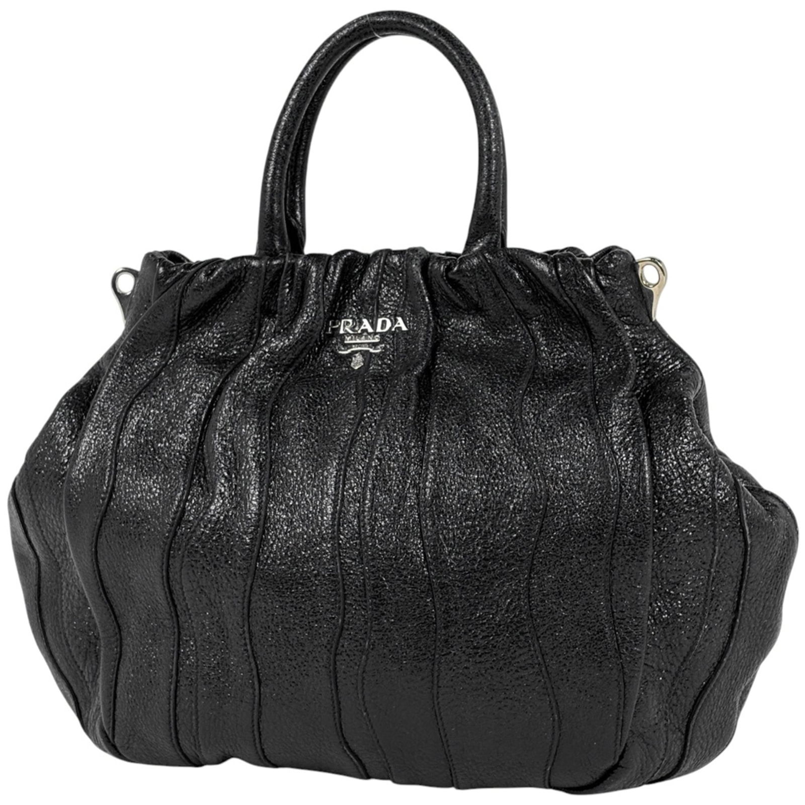 Tote Bag Leather - Prada Handbag: Tote Bag Leather - Prada Handbag This listing features Tote Bag Leather - Prada Handbag. Item specifics are provided below. Item Specifics: Brand: Prada Type: Handbag, Tote Bag Material: Leather Color
