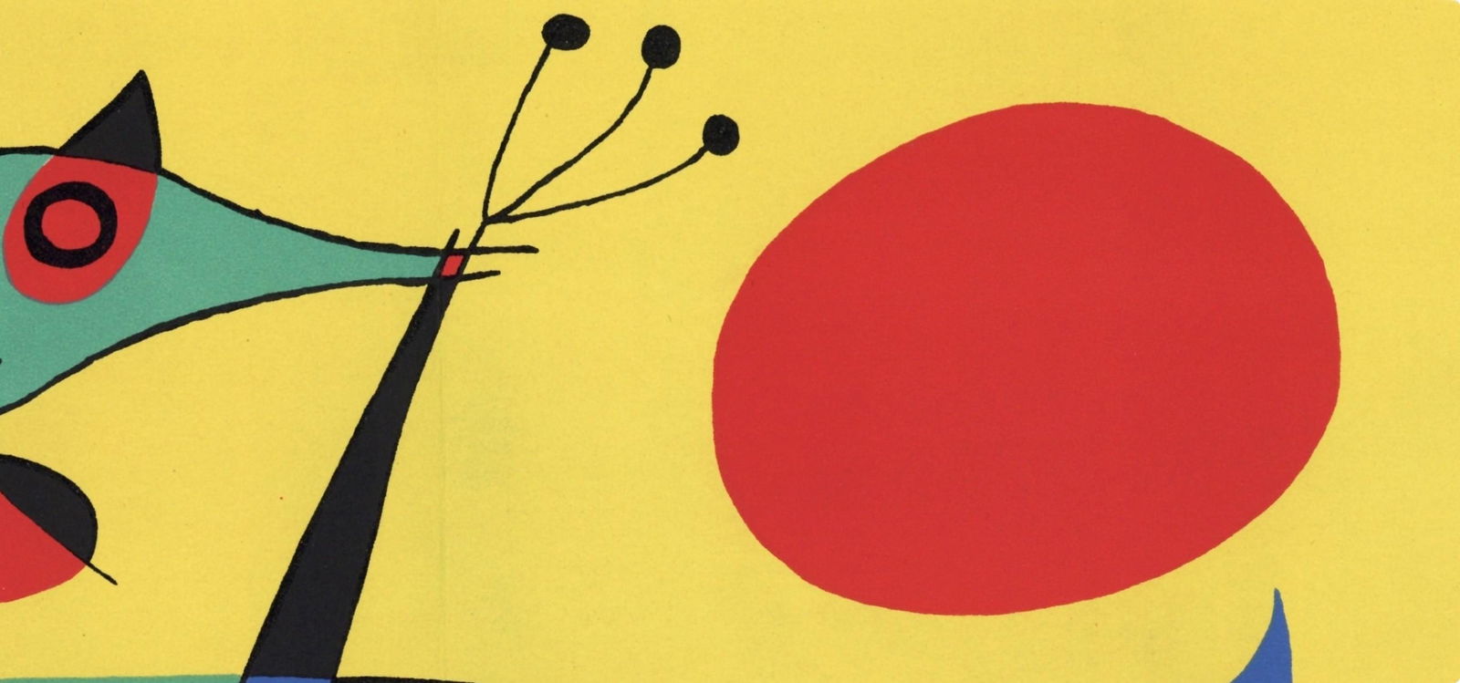 Lithograph - Joan Mir - Composition (Cramer 39) - 5