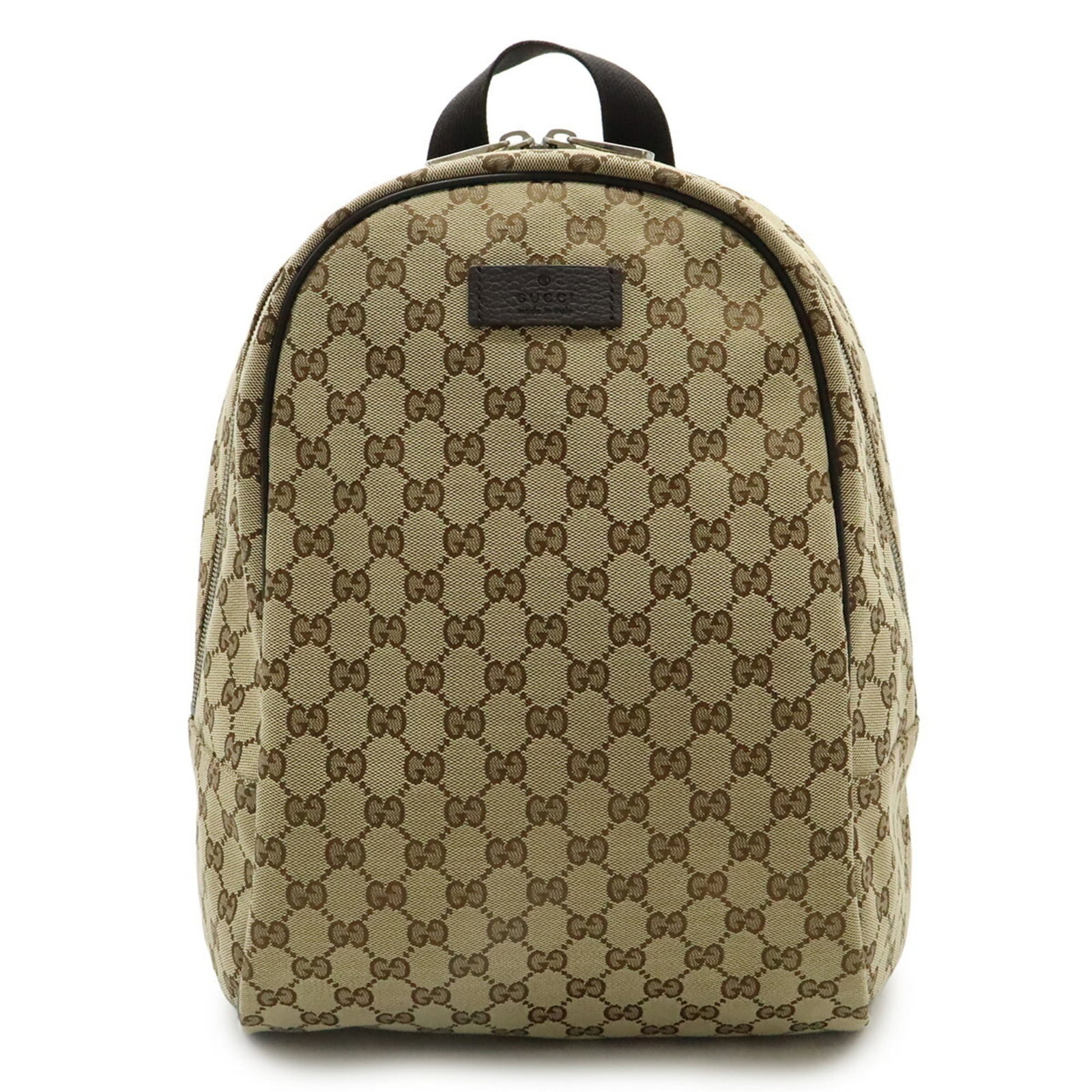 Leather - Gucci Backpack Gg Canvas (1 of 8)