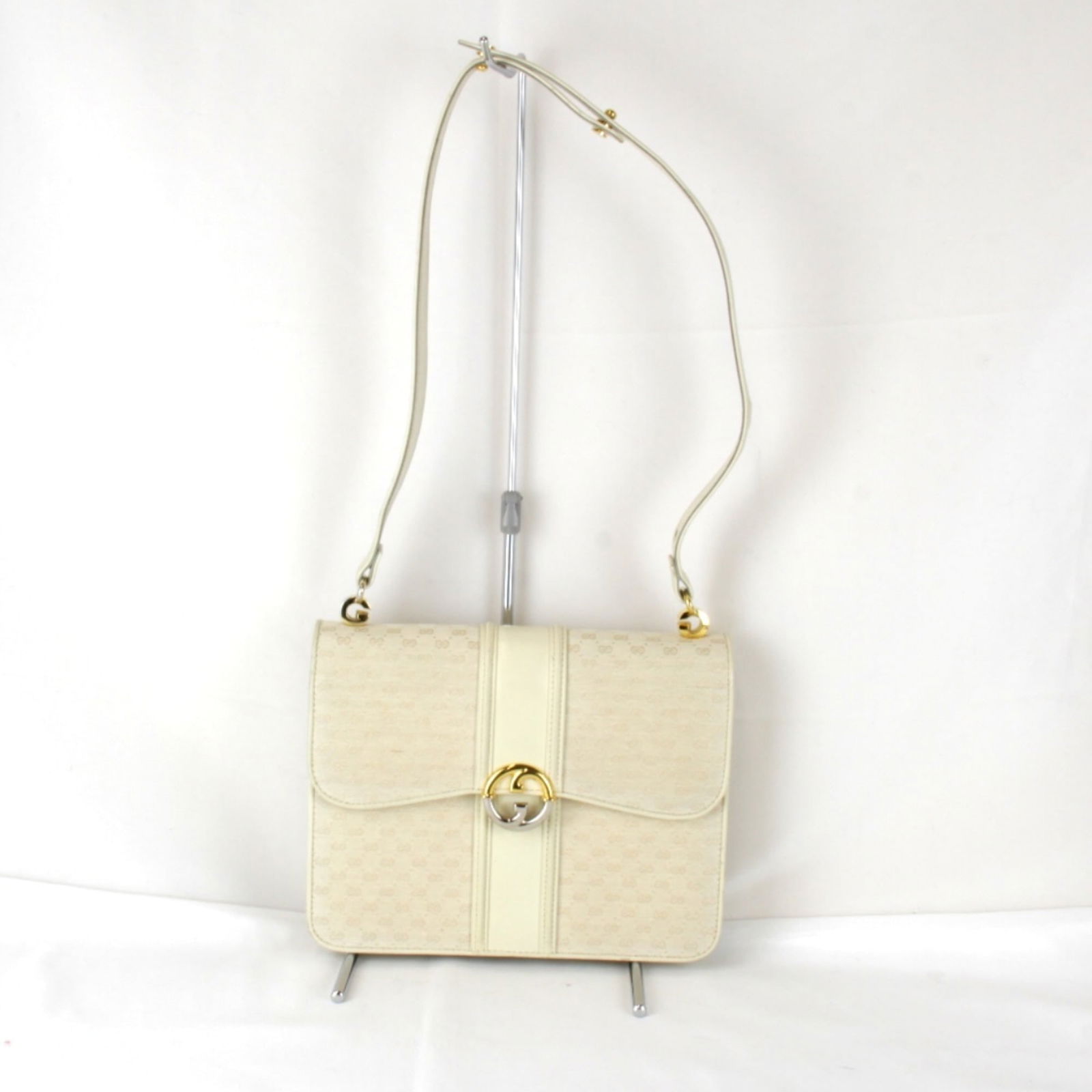 Leather - Gucci Shoulder Bag Canvas (1 of 17)