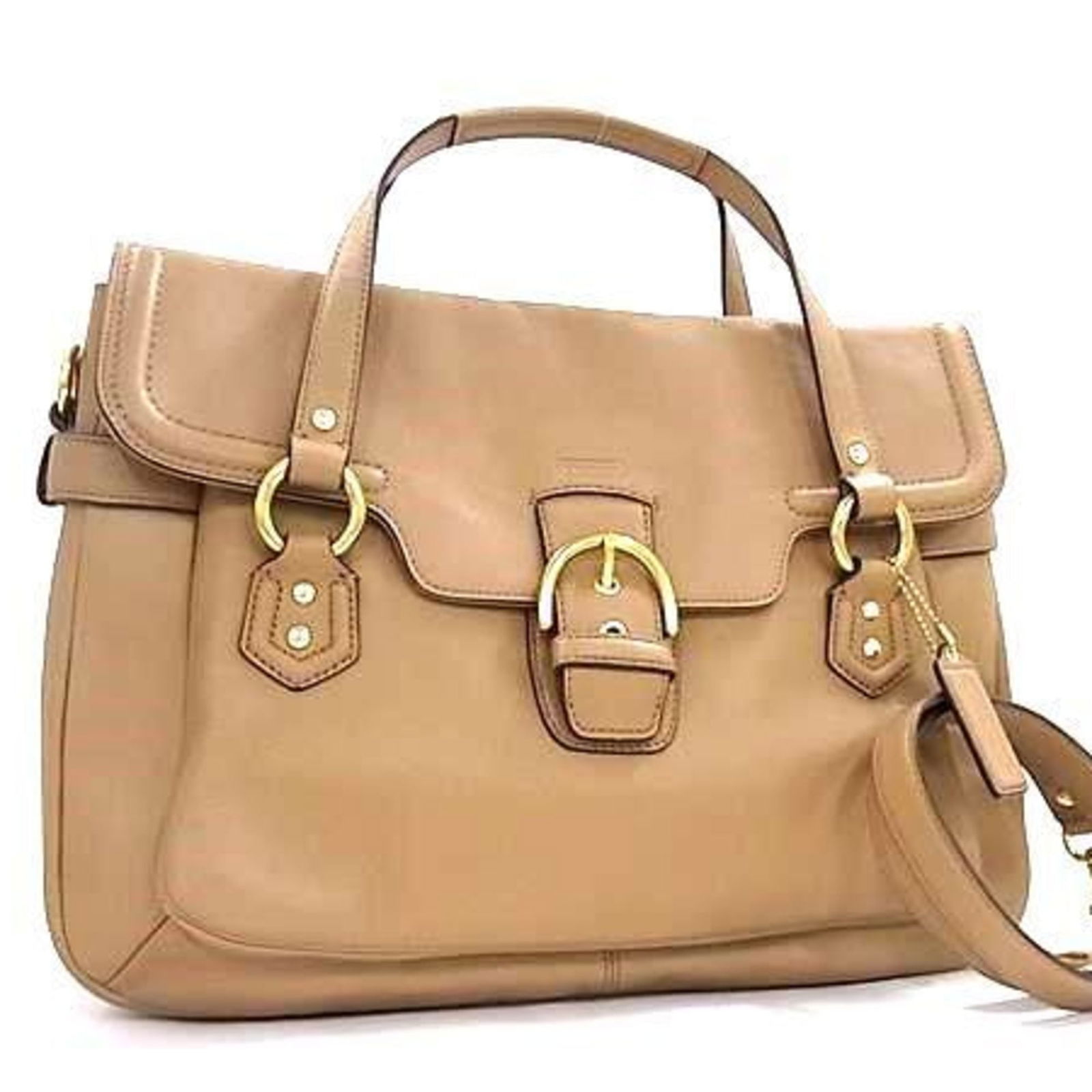 Shoulder Bag Leather - Coach Handbag (1 of 6)
