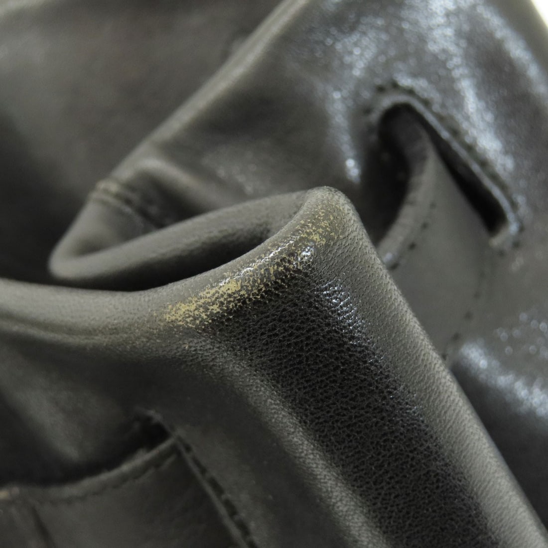 Leather HIROFU logo Backpack Daypack - 15