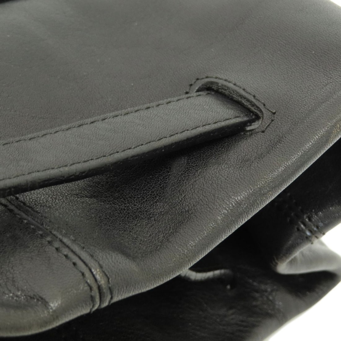 Leather HIROFU logo Backpack Daypack - 17