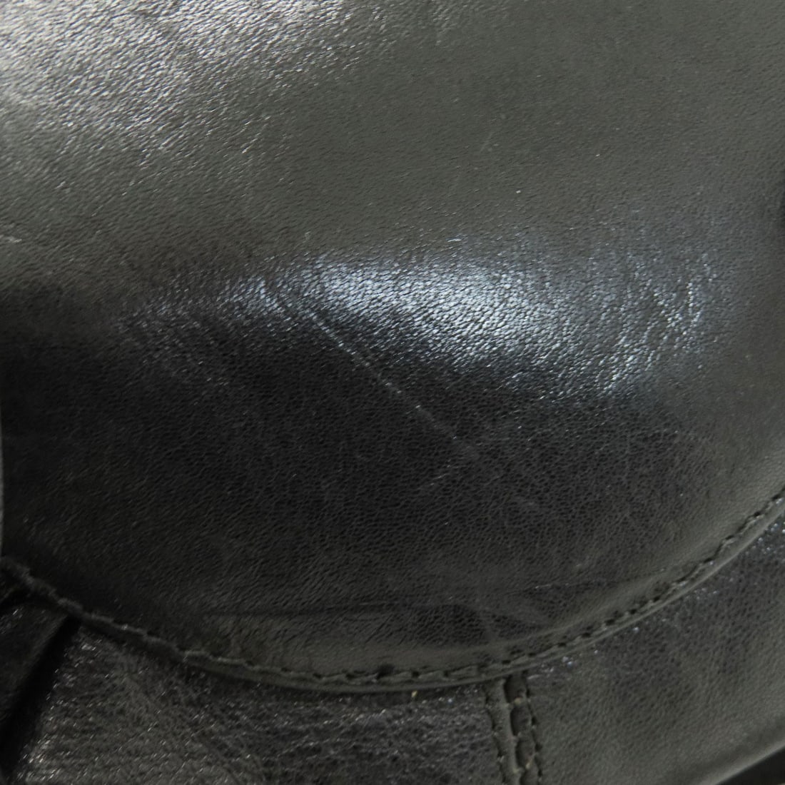 Leather HIROFU logo Backpack Daypack - 19