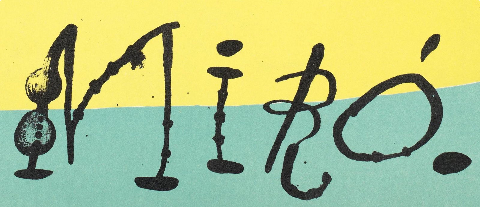 Lithograph - Joan Mir - Composition (Cramer 39) - 3