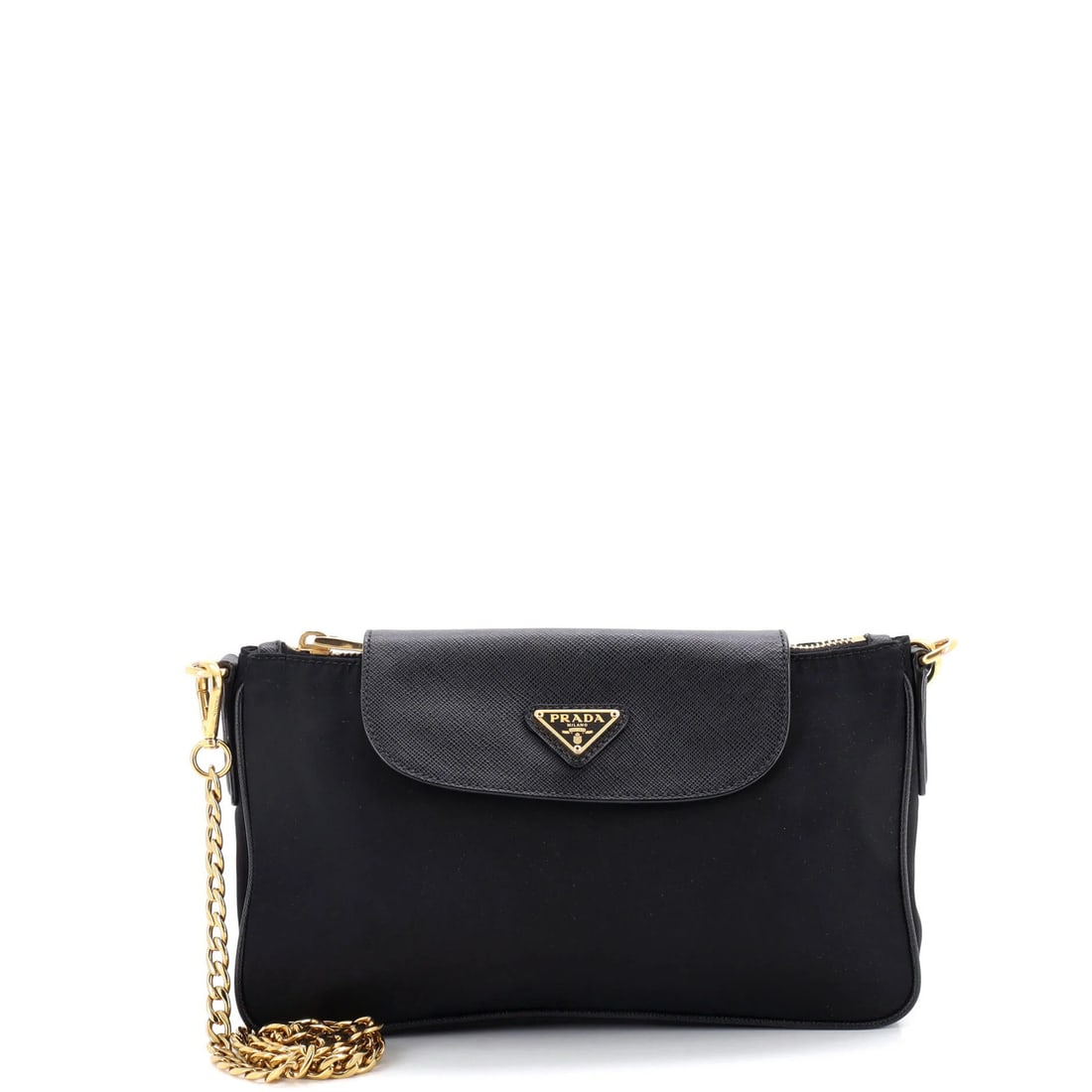 Small Prada Chain Crossbody Bag Tessuto and Saffiano Leather: Small Prada Chain Crossbody Bag Tessuto and Saffiano Leather This listing features Small Prada Chain Crossbody Bag Tessuto and Saffiano Leather. Item specifics are provided below. Item Specifics: Bran