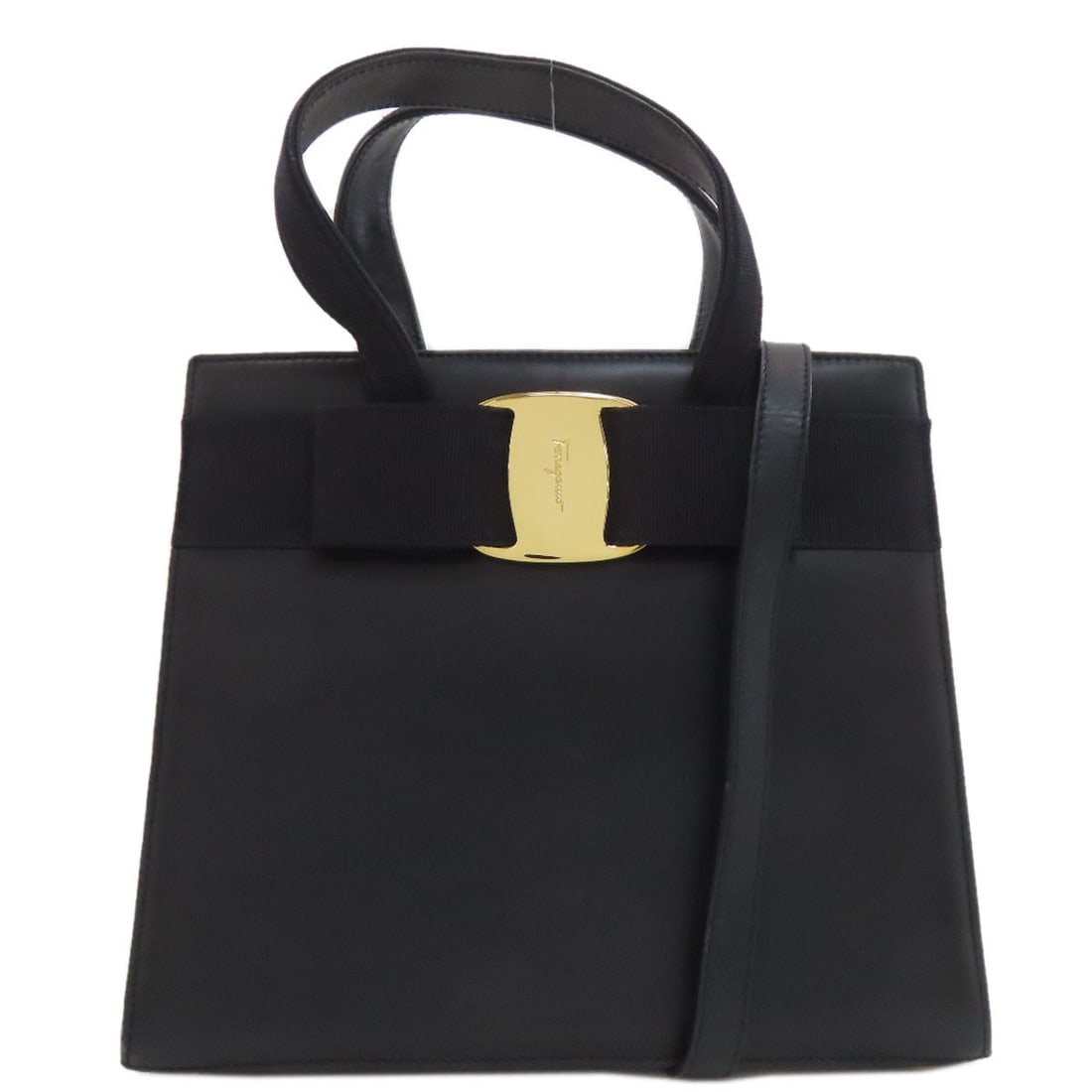 Leather Salvatore Ferragamo Vala Ribbon 2WAY Handbag: Leather Salvatore Ferragamo Vala Ribbon 2WAY Handbag This listing features Leather Salvatore Ferragamo Vala Ribbon 2WAY Handbag. Item specifics are provided below. Item Specifics: Brand: Salvatore Fer