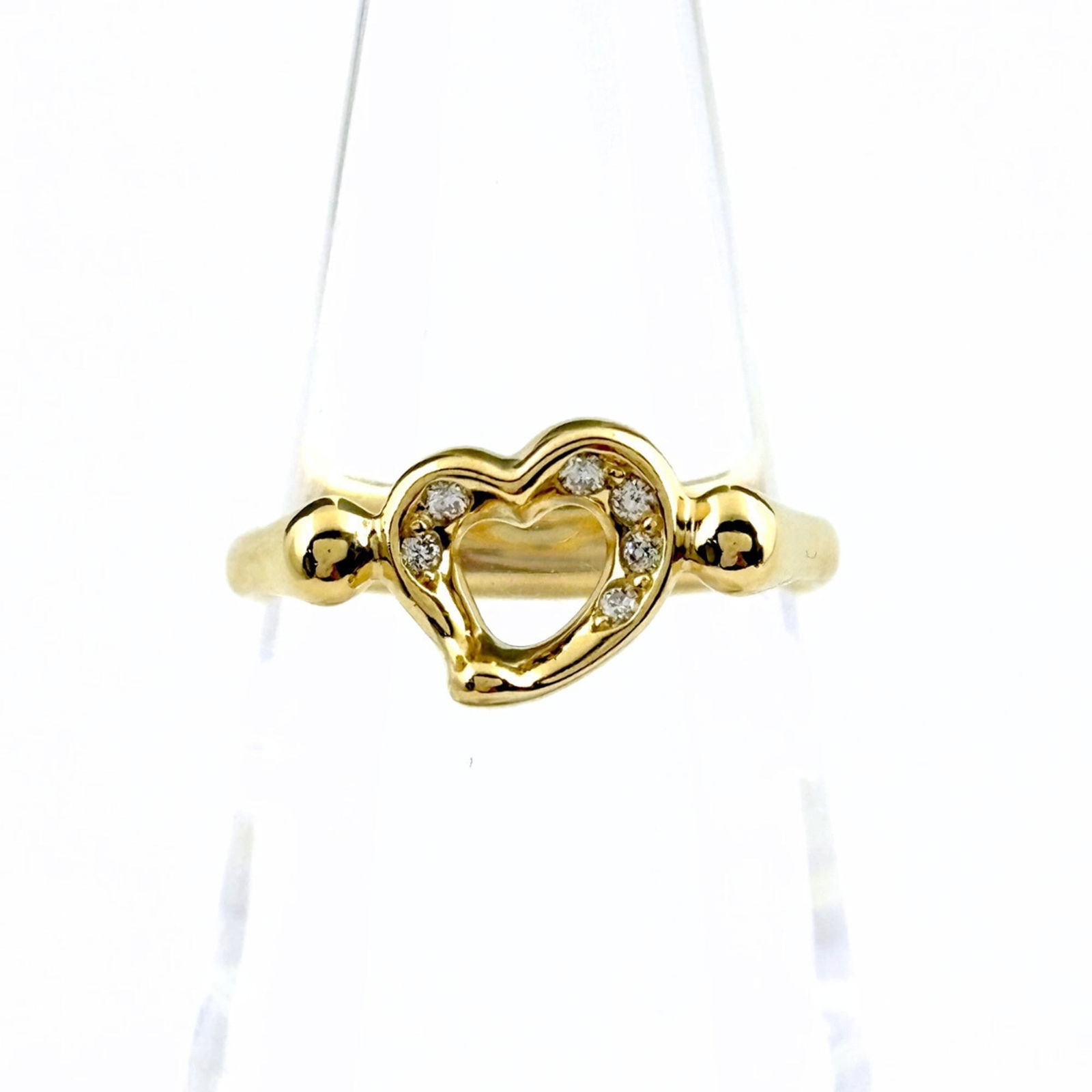 for Women - Tiffany & Co. Diamond Ring in Yellow Gold with Heart Motif - 750 Diamonds: for Women - Tiffany & Co. Diamond Ring in Yellow Gold with Heart Motif - 750 Diamonds This listing features for Women - Tiffany & Co. Diamond Ring in Yellow Gold with Heart Motif - 750 Diamonds. Item