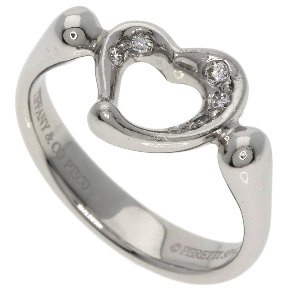 PT950 TIFFANY&Co. Open Heart Diamond Ring Platinum: PT950 TIFFANY&Co. Open Heart Diamond Ring Platinum This listing features PT950 TIFFANY&Co. Open Heart Diamond Ring Platinum. Item specifics are provided below. Item Specifics: Brand: TIFFANY&Co. Style