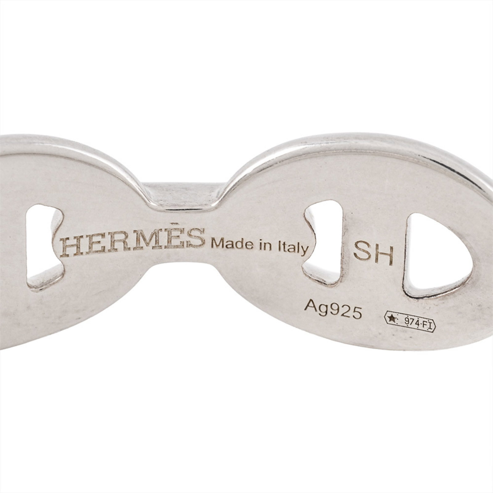 925 Hermes Bangle Silver - 5