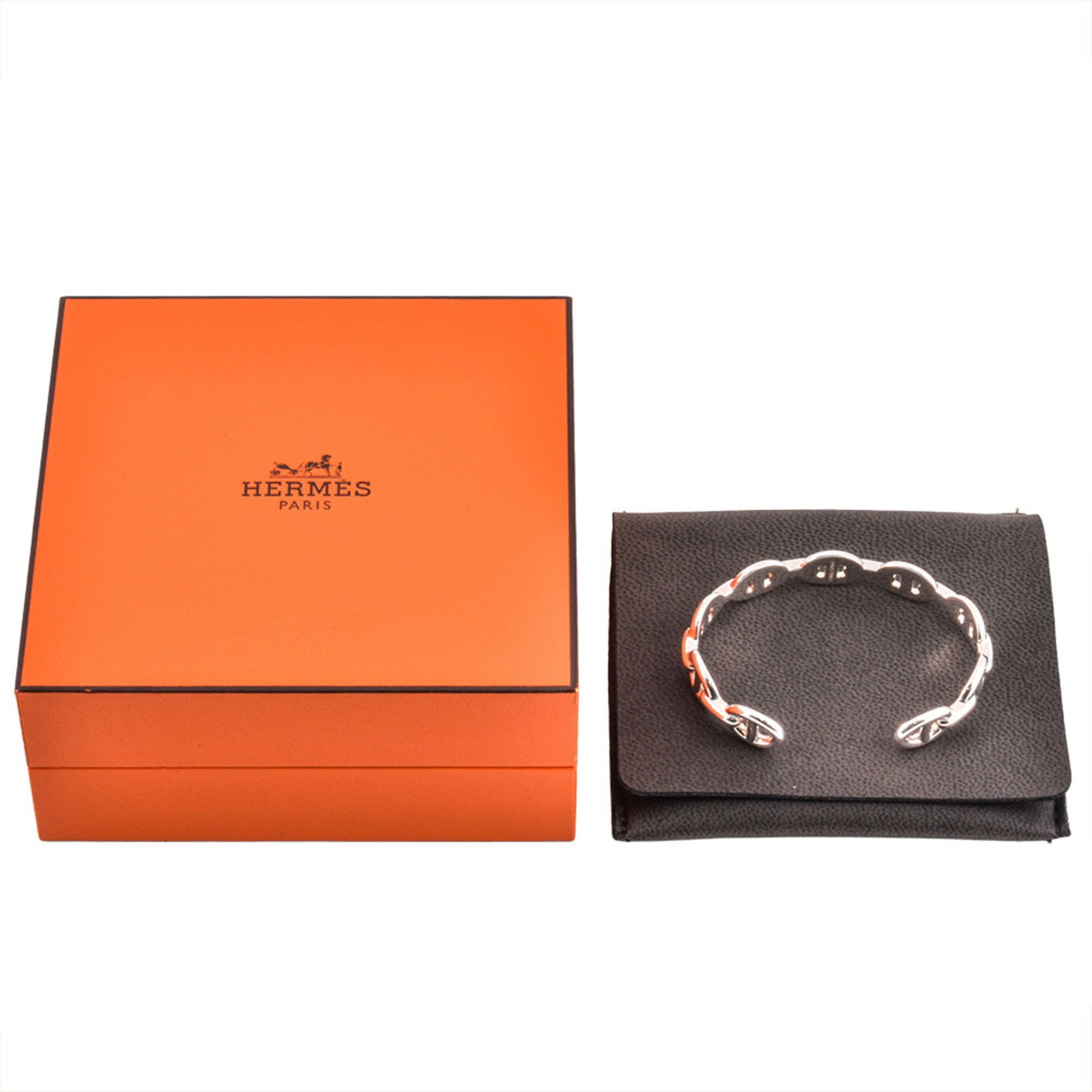 925 Hermes Bangle Silver - 7