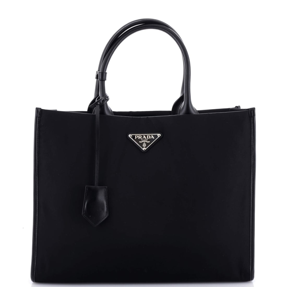 Medium Prada Padded Open Shopper Tote Tessuto and Leather: Medium Prada Padded Open Shopper Tote Tessuto and Leather This listing features Medium Prada Padded Open Shopper Tote Tessuto and Leather. Item specifics are provided below. Item Specifics: Brand: