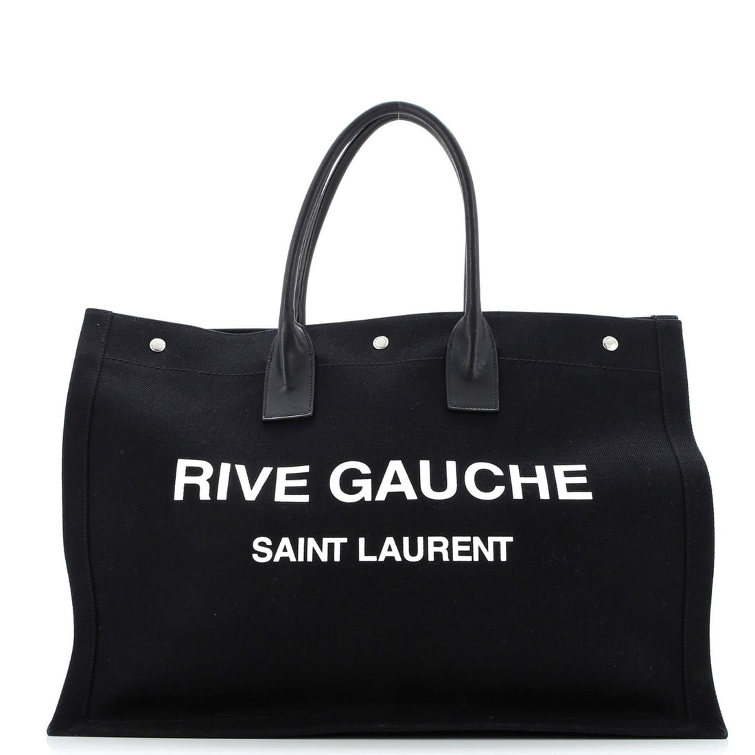 Large Saint Laurent Rive Gauche Shopper Tote Canvas: Large Saint Laurent Rive Gauche Shopper Tote Canvas This listing features Large Saint Laurent Rive Gauche Shopper Tote Canvas. Item specifics are provided below. Item Specifics: Brand: Saint Laurent E