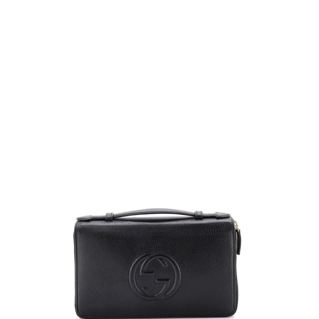 Leather Gucci Soho Travel Organizer Wallet: Leather Gucci Soho Travel Organizer Wallet This listing features Leather Gucci Soho Travel Organizer Wallet. Item specifics are provided below. Item Specifics: Brand: Gucci Type: Wallets Color: Black