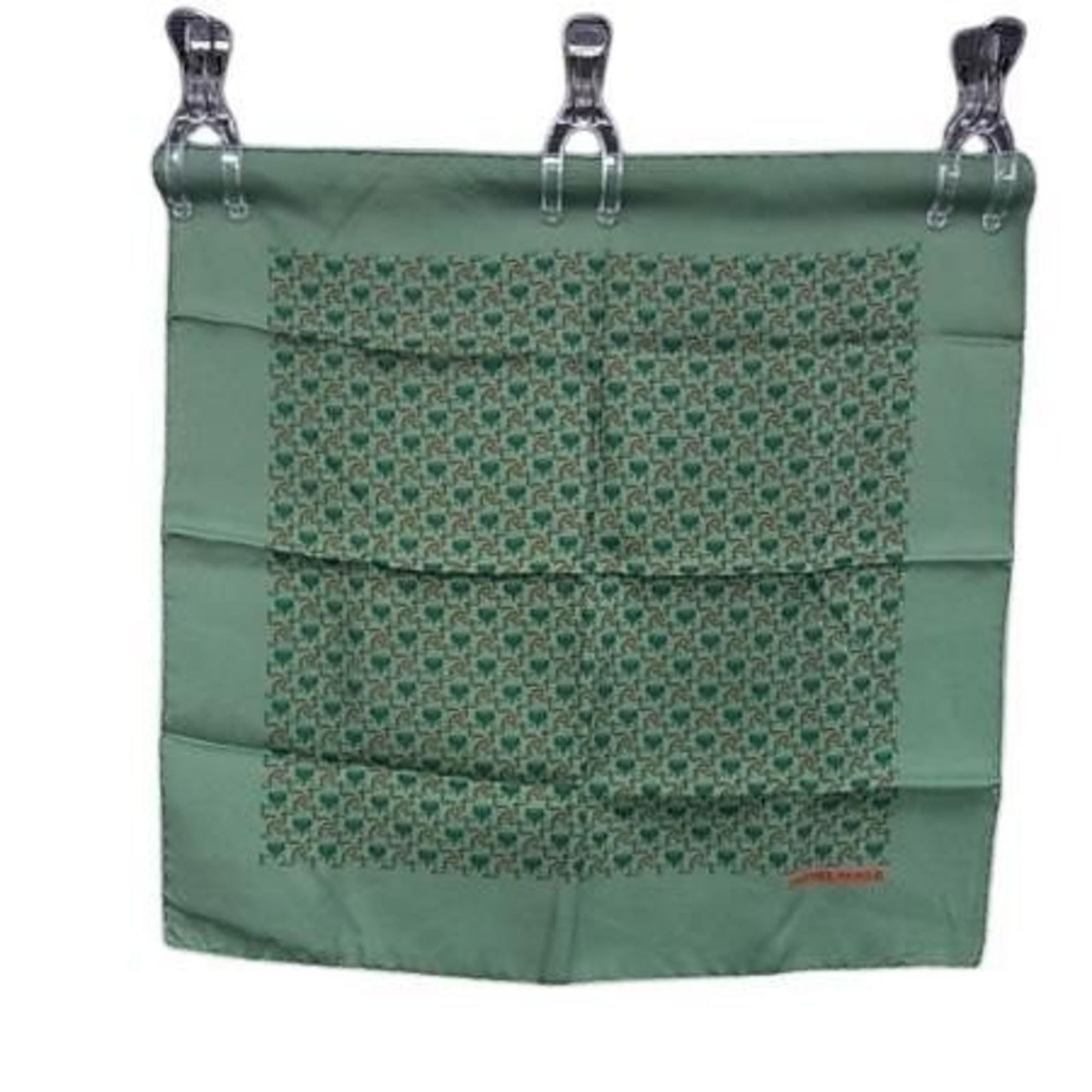 Silk Hermes Handkerchief: Silk Hermes Handkerchief This listing features Silk Hermes Handkerchief. Item specifics are provided below. Item Specifics: Brand: Hermes Type: Handkerchief Gender: Men,Women Color: Dark Green, Green