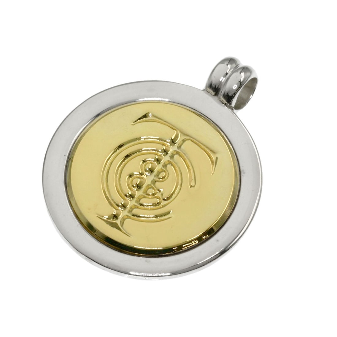 Gold TIFFANY&Co. T & C coin Pendant top Silver 18K Yellow: Gold TIFFANY&Co. T & C coin Pendant top Silver 18K Yellow This listing features Gold TIFFANY&Co. T & C coin Pendant top Silver 18K Yellow. Item specifics are provided below. Item Specifics: Brand: