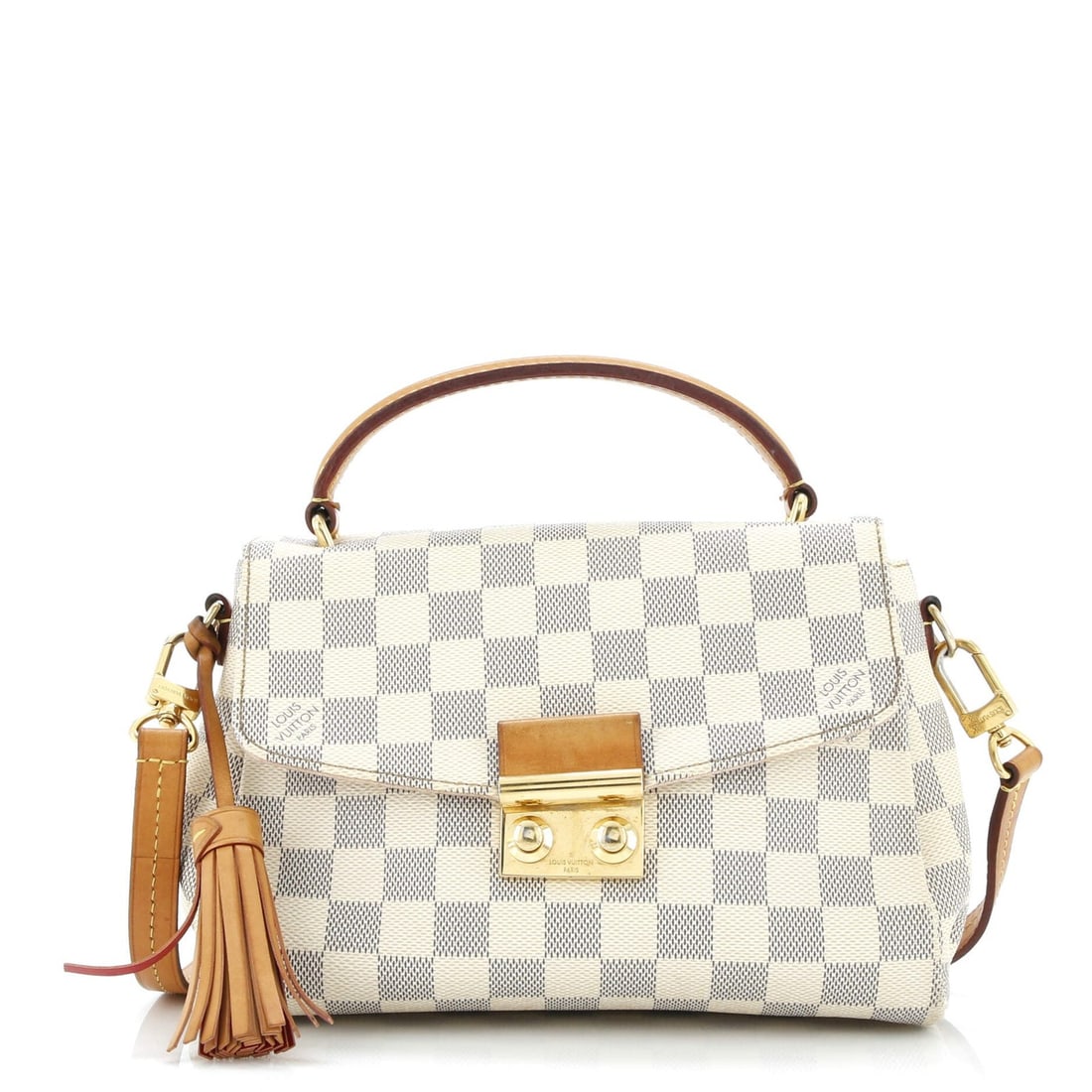 Damier Louis Vuitton Croisette Handbag: Damier Louis Vuitton Croisette Handbag This listing features Damier Louis Vuitton Croisette Handbag. Item specifics are provided below. Item Specifics: Brand: Louis Vuitton Exterior Material: Canvas C