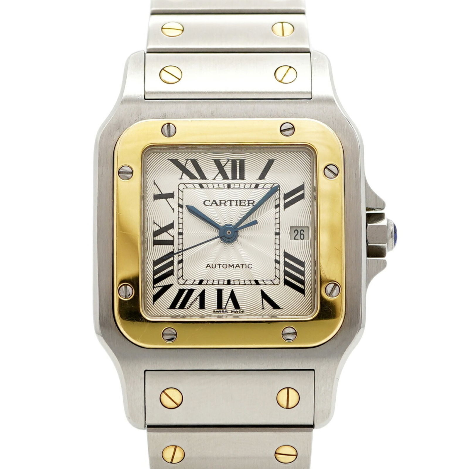 Wristwatch Cartier: Wristwatch Cartier This listing features Wristwatch Cartier. Item specifics are provided below. Item Specifics: Brand: Cartier Type: Wristwatch Gender: Men,Women Material (Band): Stainless Steel, Yell