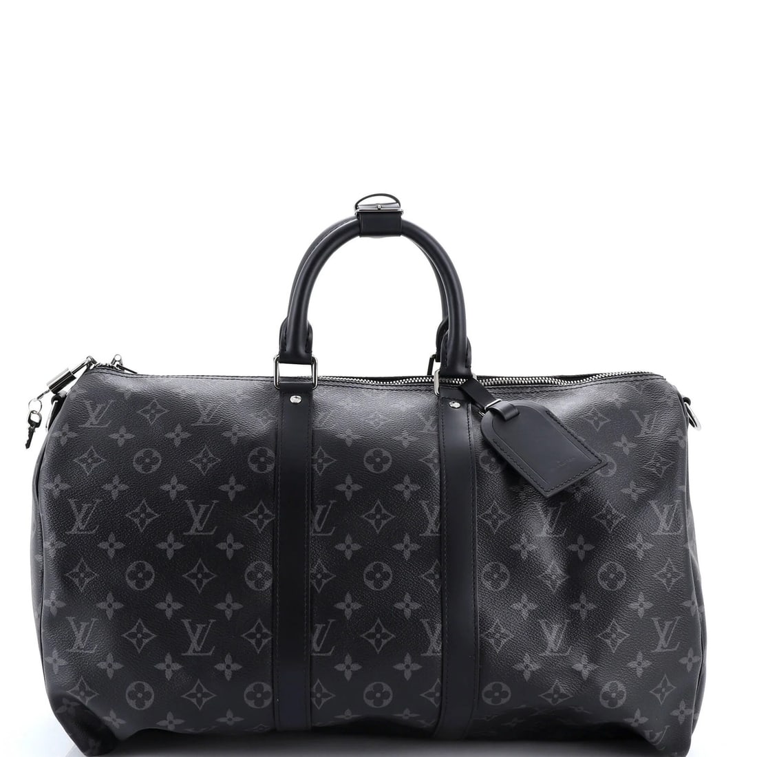 45 Louis Vuitton Keepall Bandouliere Bag Monogram Eclipse Canvas: 45 Louis Vuitton Keepall Bandouliere Bag Monogram Eclipse Canvas This listing features 45 Louis Vuitton Keepall Bandouliere Bag Monogram Eclipse Canvas. Item specifics are provided below. Item Specifi