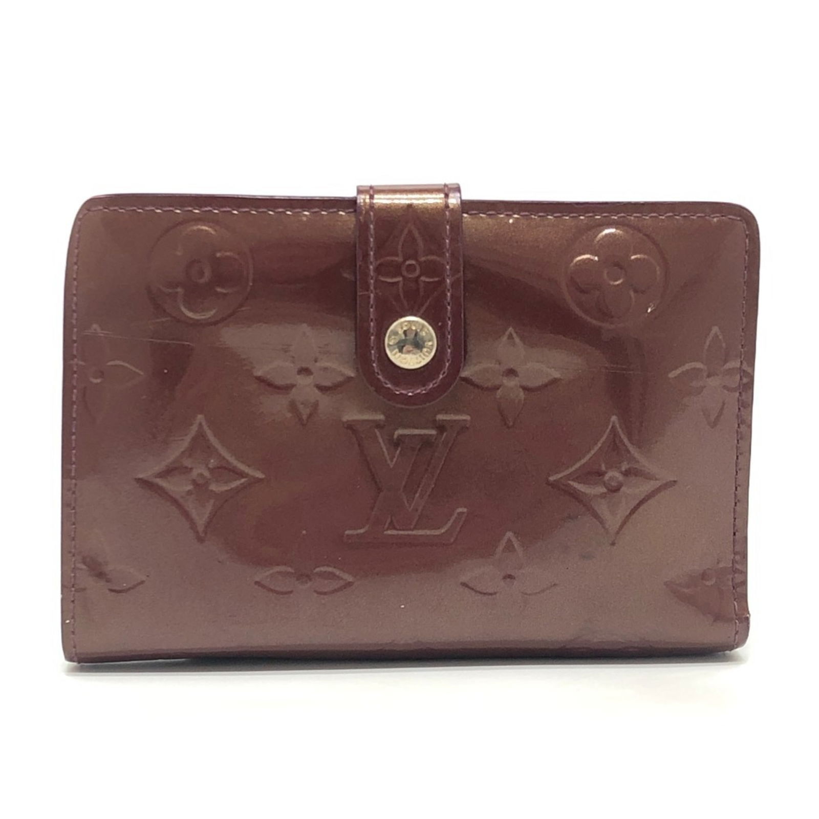 Vernis Louis Vuitton Wallet (Bi-Fold) Monogram: Vernis Louis Vuitton Wallet (Bi-Fold) Monogram This listing features Vernis Louis Vuitton Wallet (Bi-Fold) Monogram. Item specifics are provided below. Item Specifics: Brand: Louis Vuitton Type: Walle