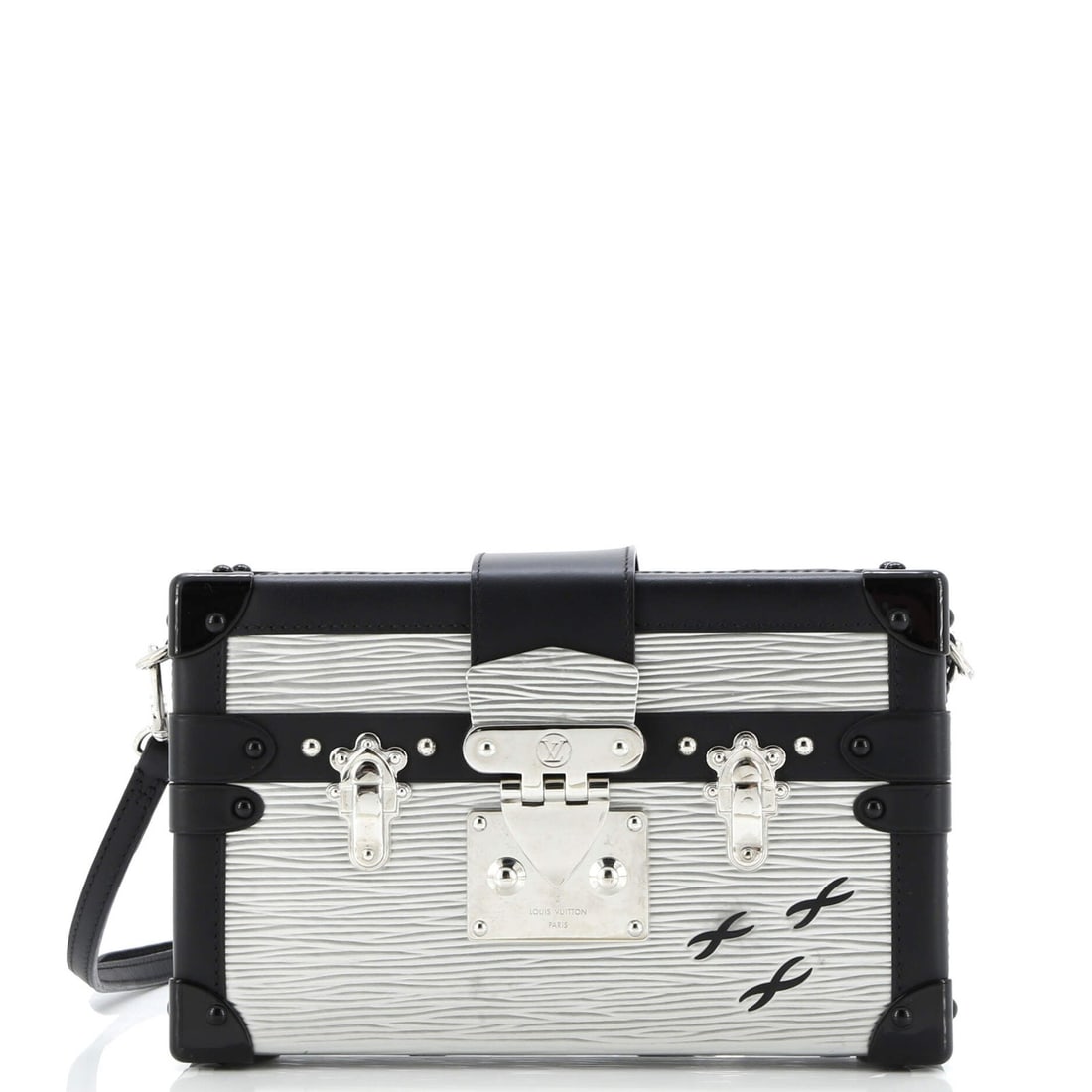 Leather Louis Vuitton Petite Malle Handbag Epi (1 of 9)