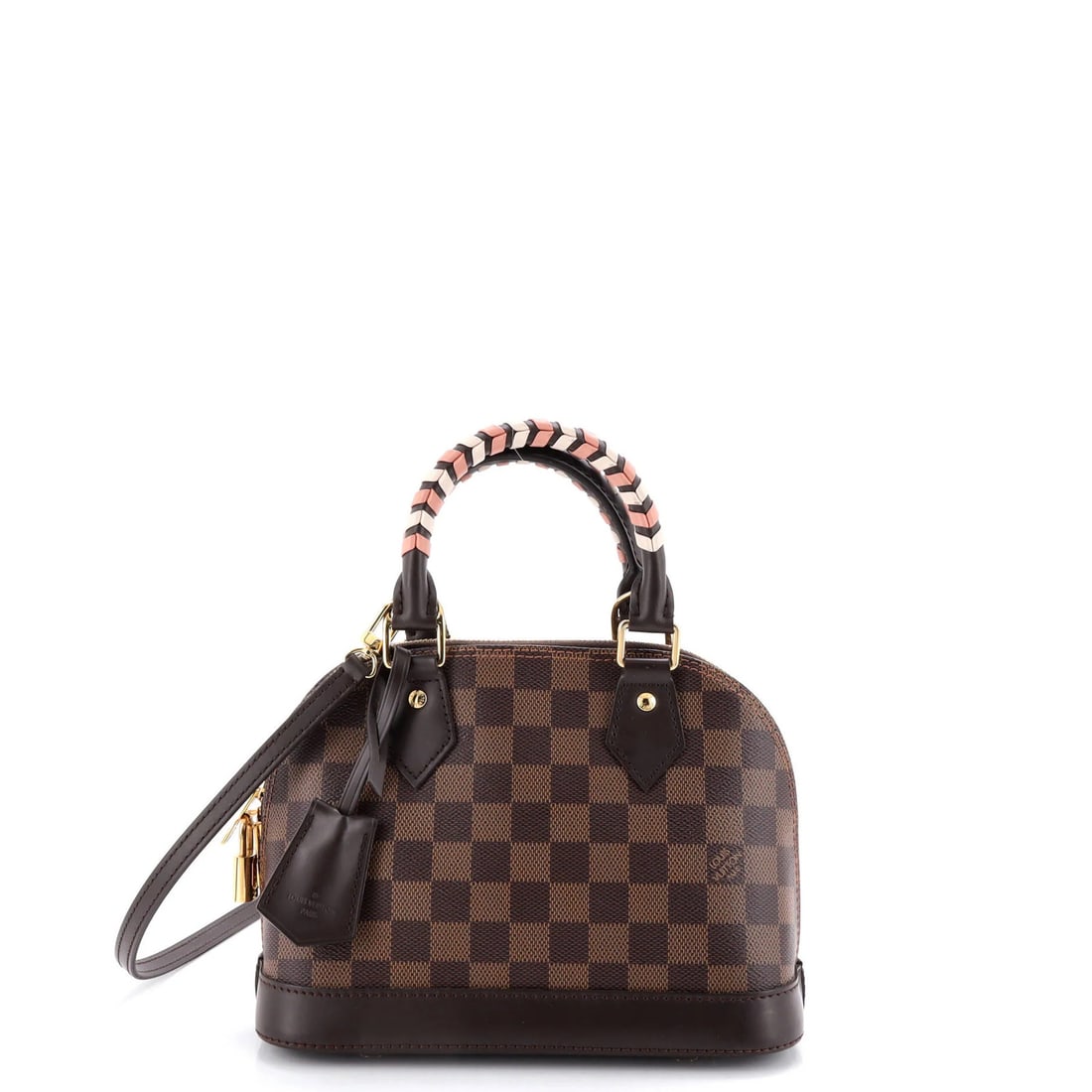BB Louis Vuitton Alma Handbag Damier with Braided Detail: BB Louis Vuitton Alma Handbag Damier with Braided Detail This listing features BB Louis Vuitton Alma Handbag Damier with Braided Detail. Item specifics are provided below. Item Specifics: Brand: Louis