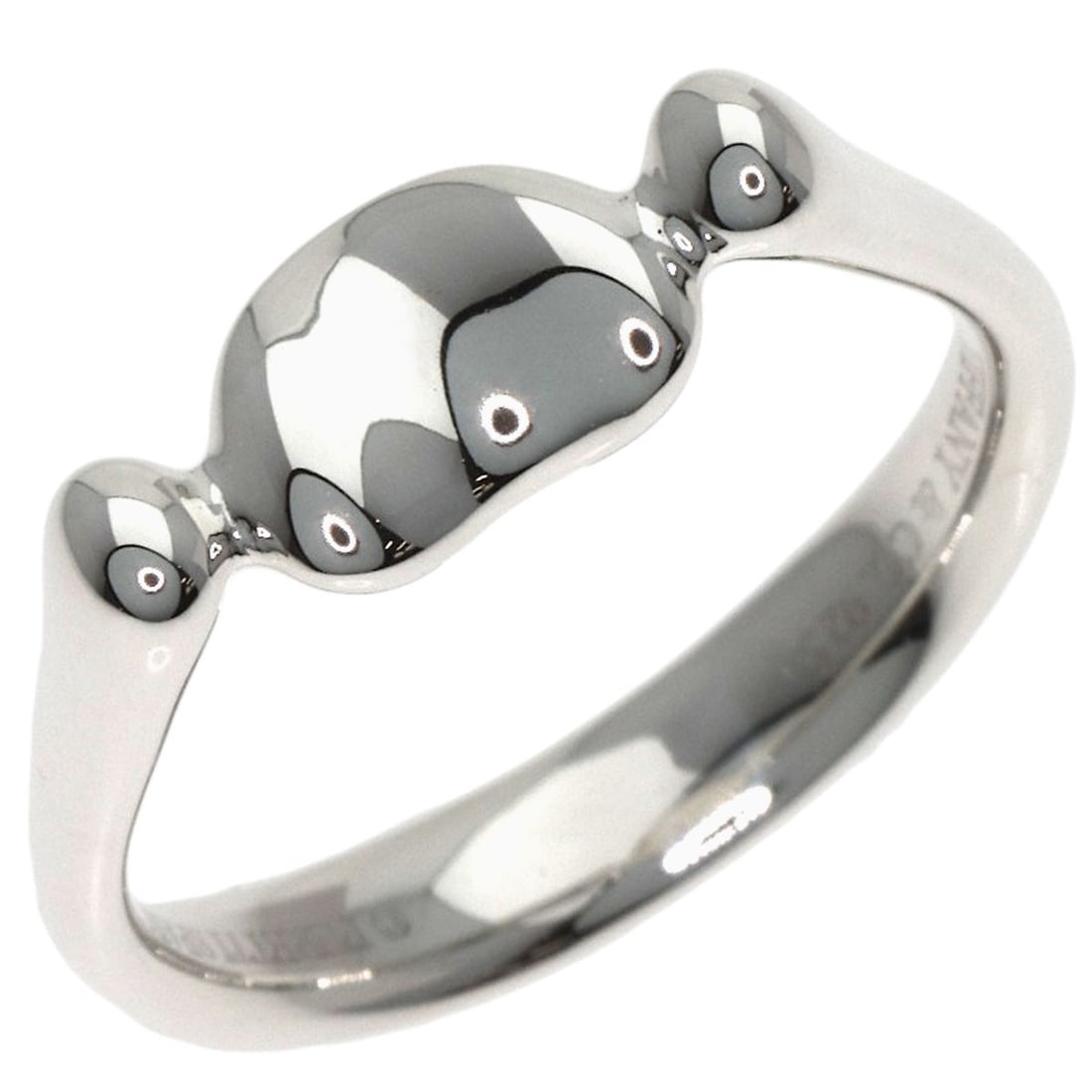 Silver TIFFANY&Co. Bean Ring - 2