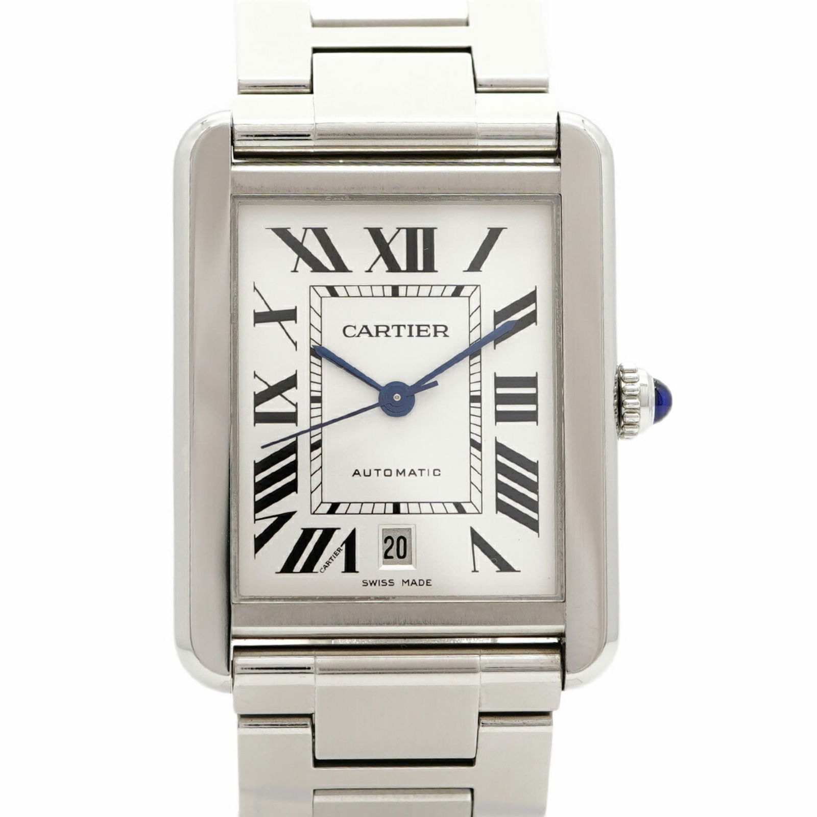 Wristwatch Cartier: Wristwatch Cartier This listing features Wristwatch Cartier. Item specifics are provided below. Item Specifics: Brand: Cartier Type: Wristwatch Gender: Men Material (Band): Stainless Steel Color (Dial