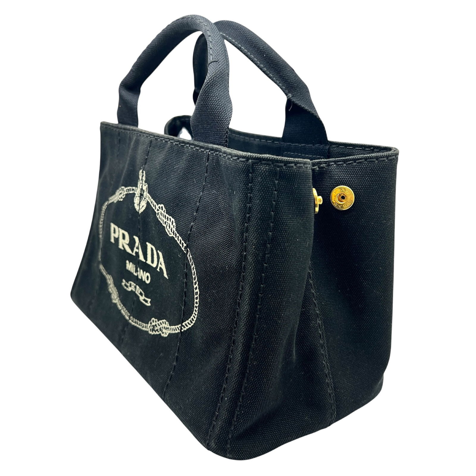 Canvas Prada Handbag - 2